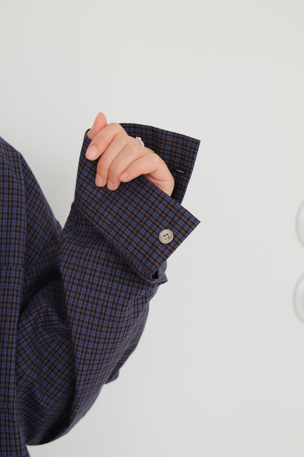 Aster Ruched Oversized Shirt