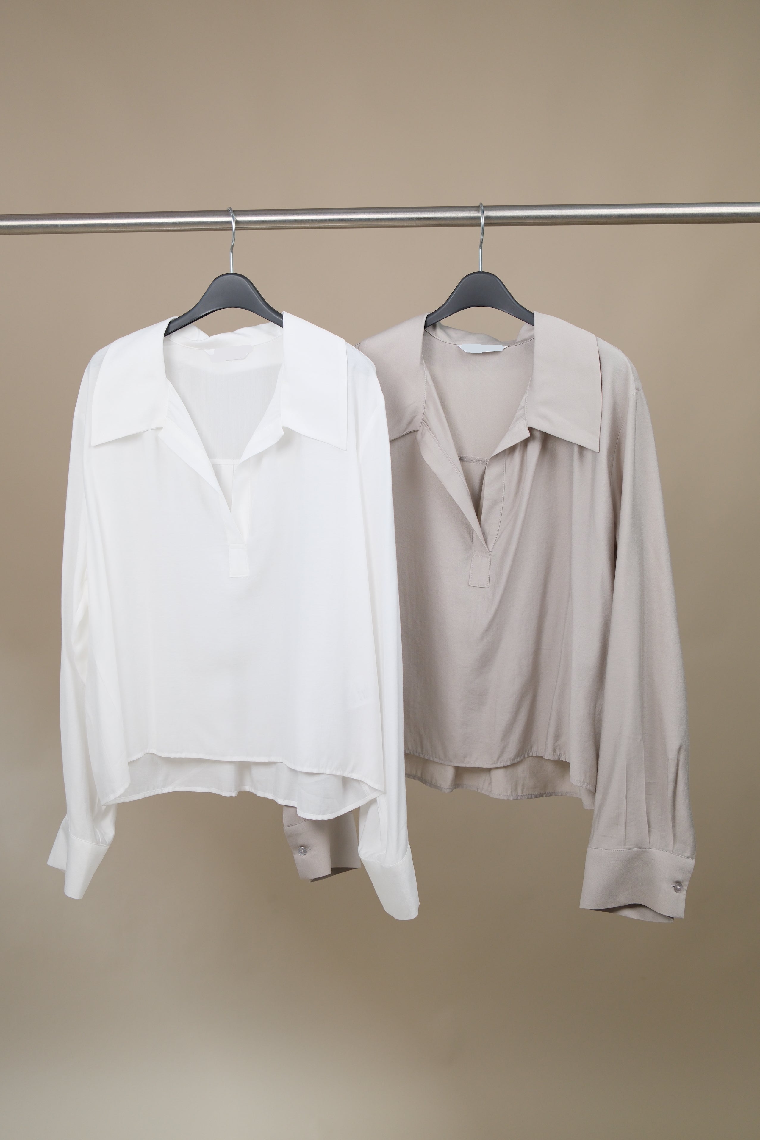 Flowy Sheer Polo Shirt