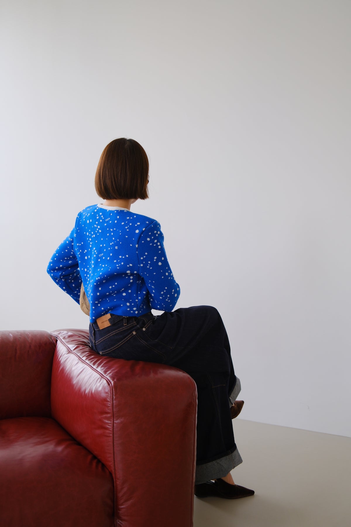 Odette Speckled Crop Cardigan