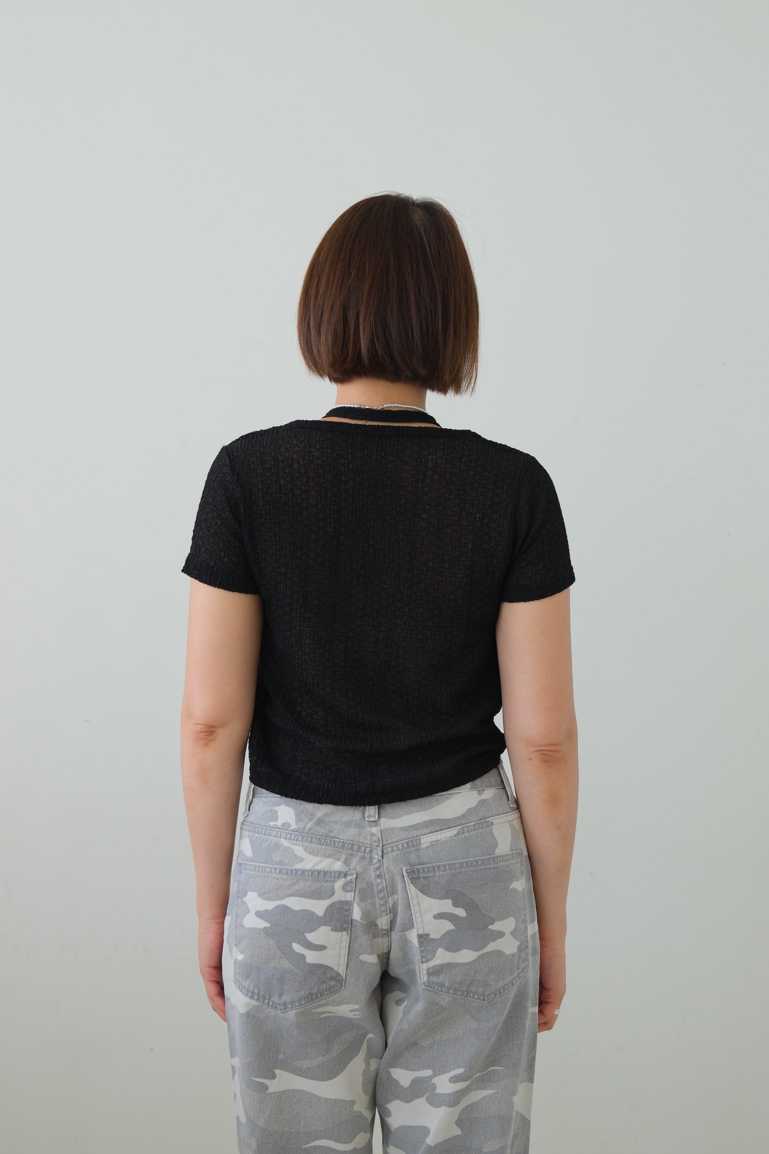 Echo Layered Halter Crop