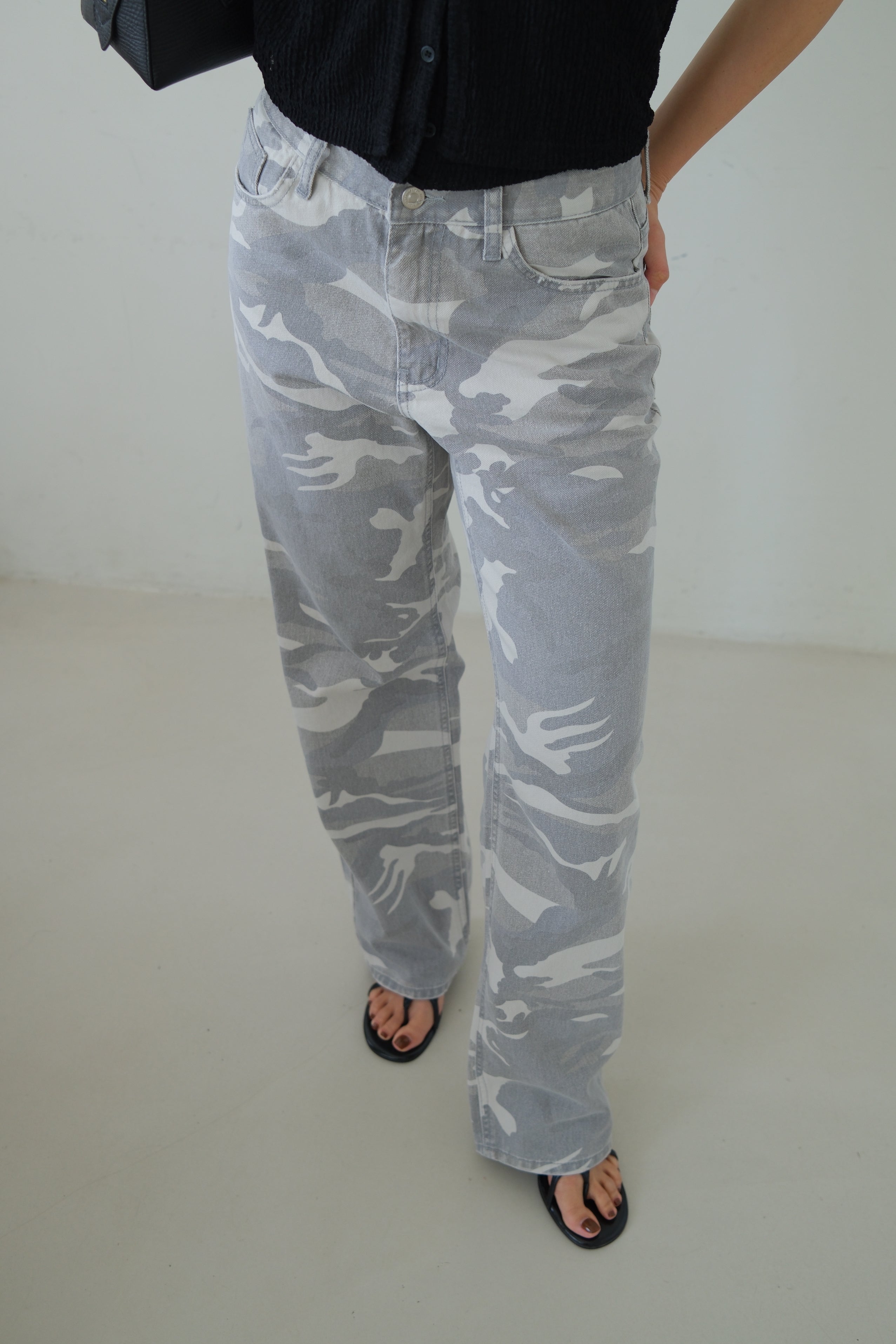 Camo lower jeans