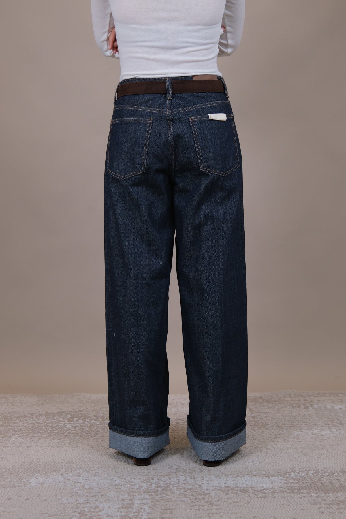 Reese Raw Straight Jeans