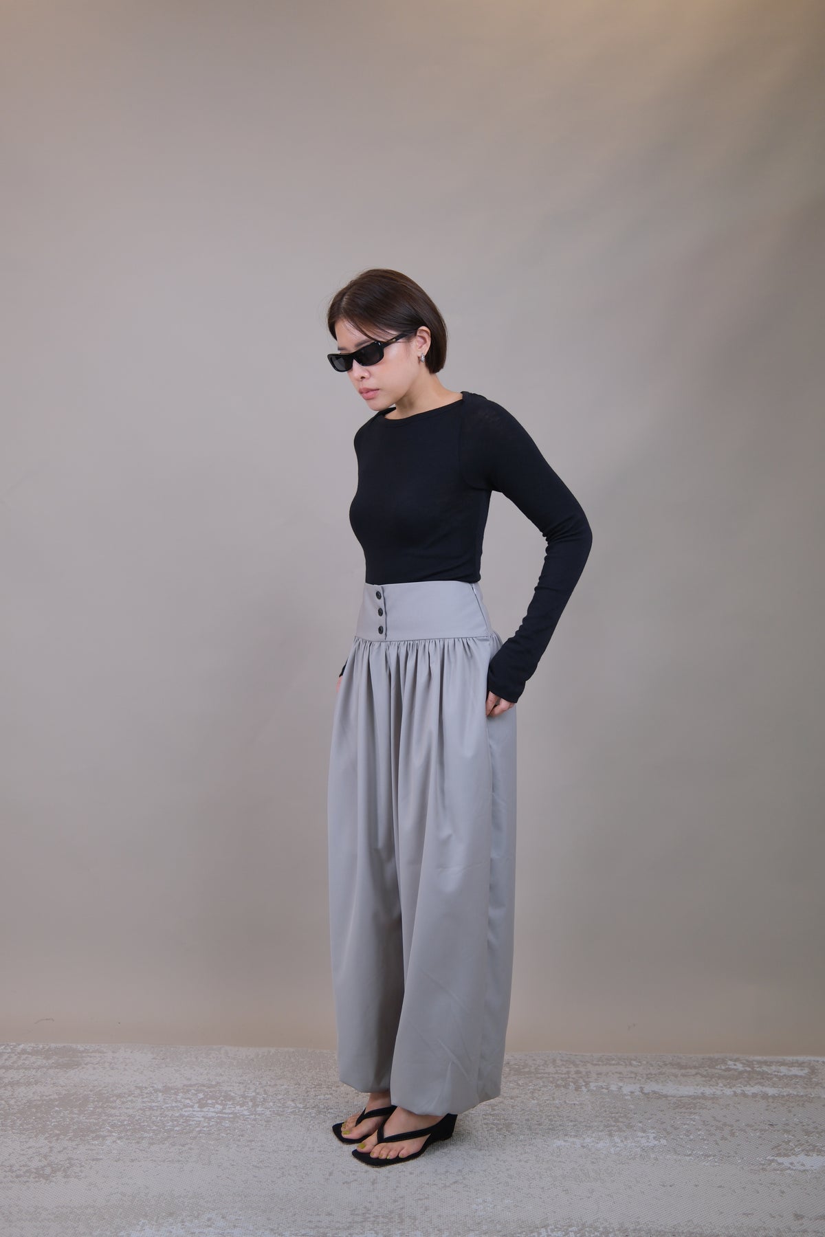 Aimee Fitted Boat Neck Tee
