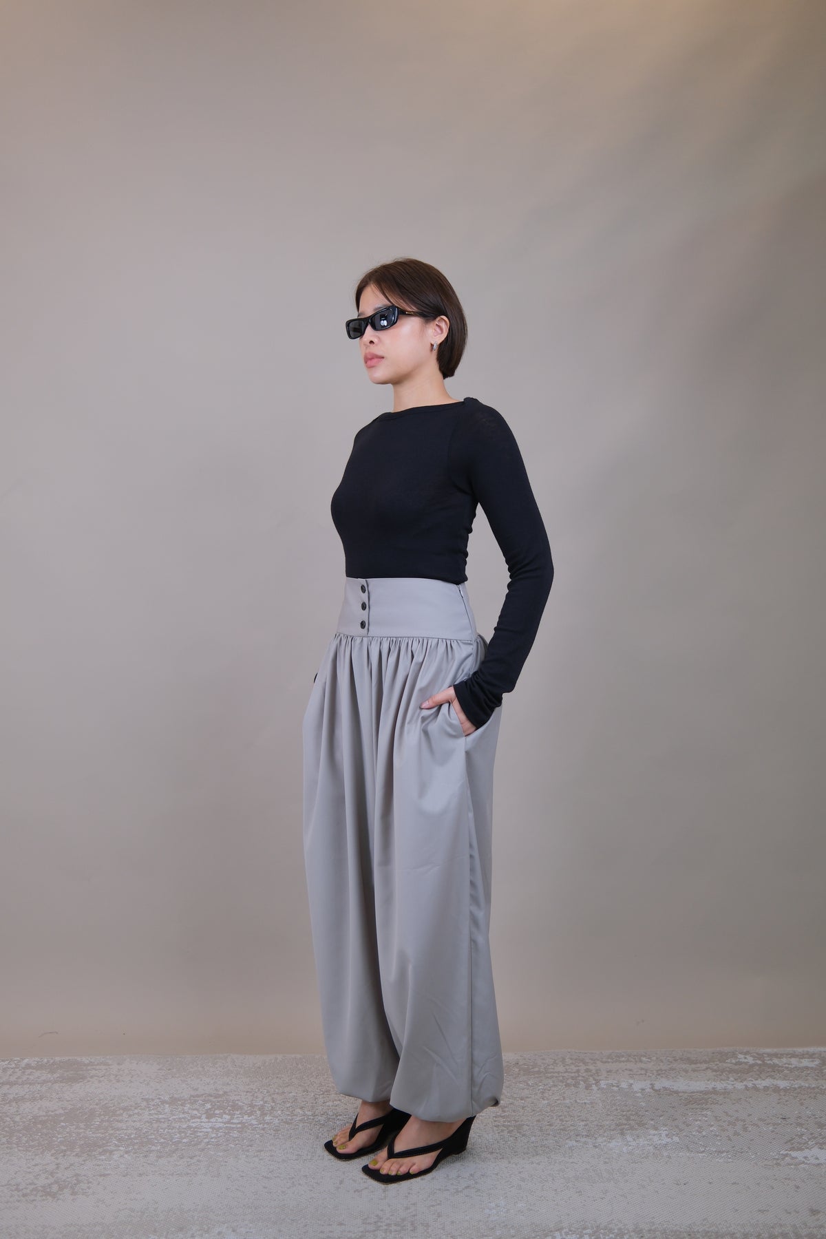 Aimee Fitted Boat Neck Tee