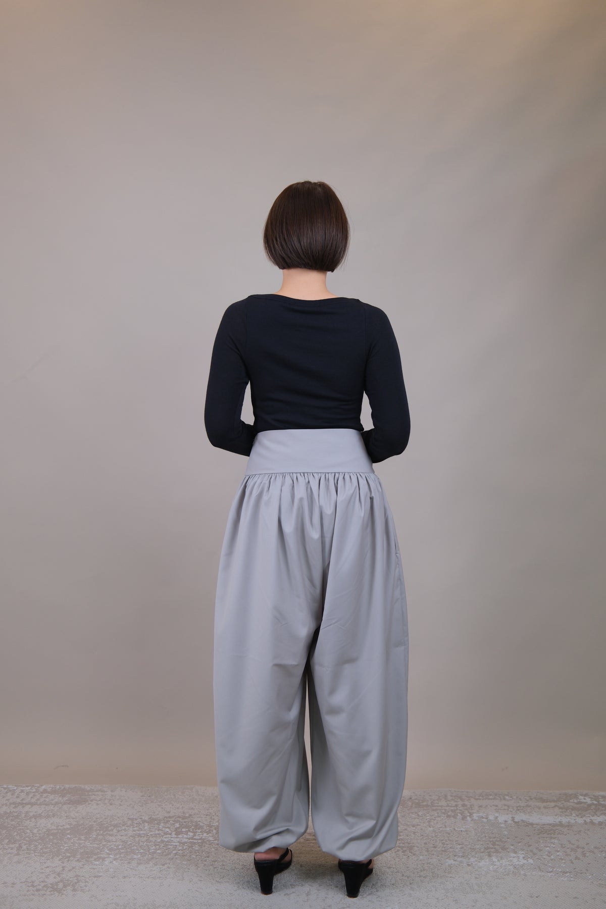 Elara Button Waist Balloon Pants