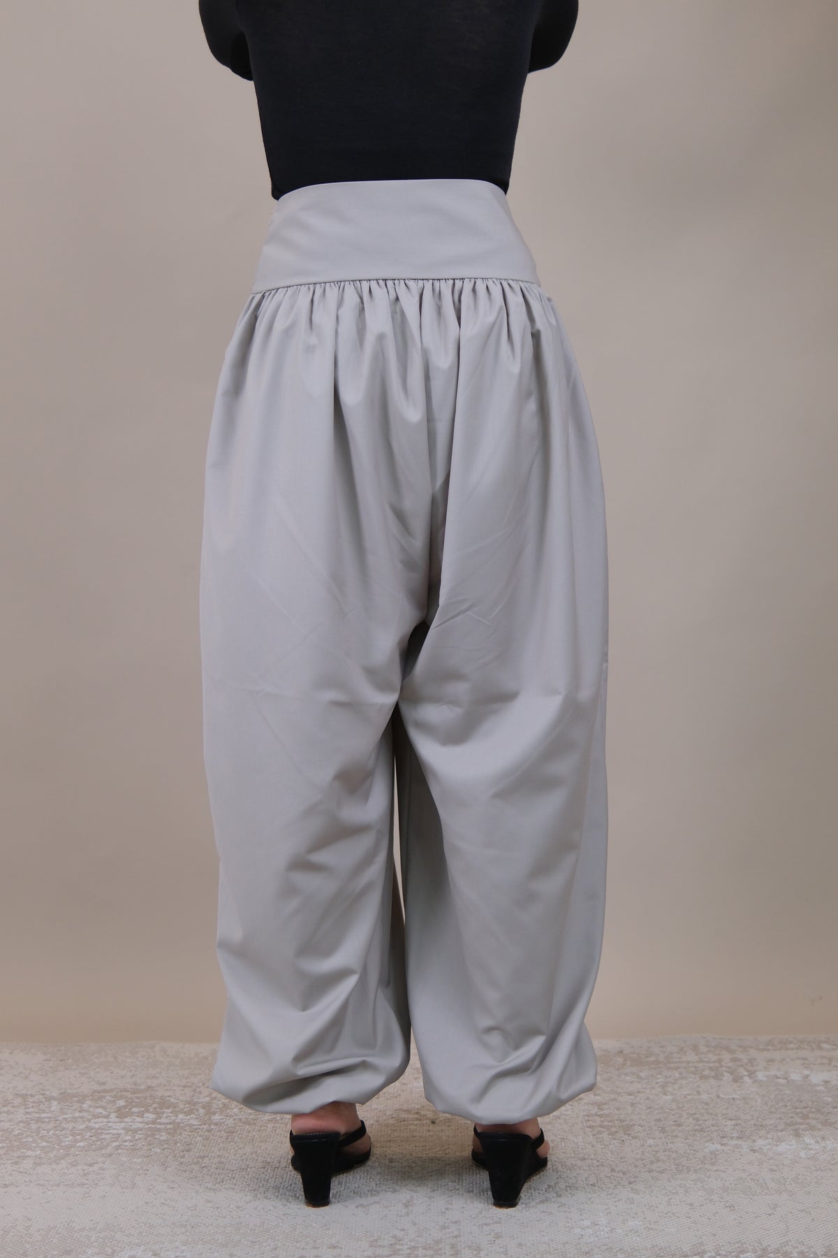 Elara Button Waist Balloon Pants