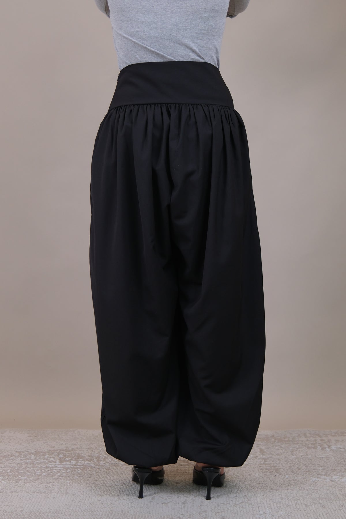 Elara Button Waist Balloon Pants
