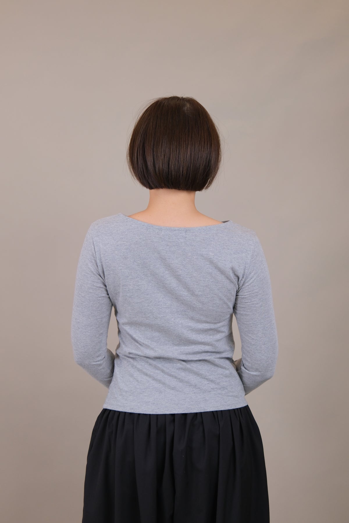 Military Button Long Sleeve Tee