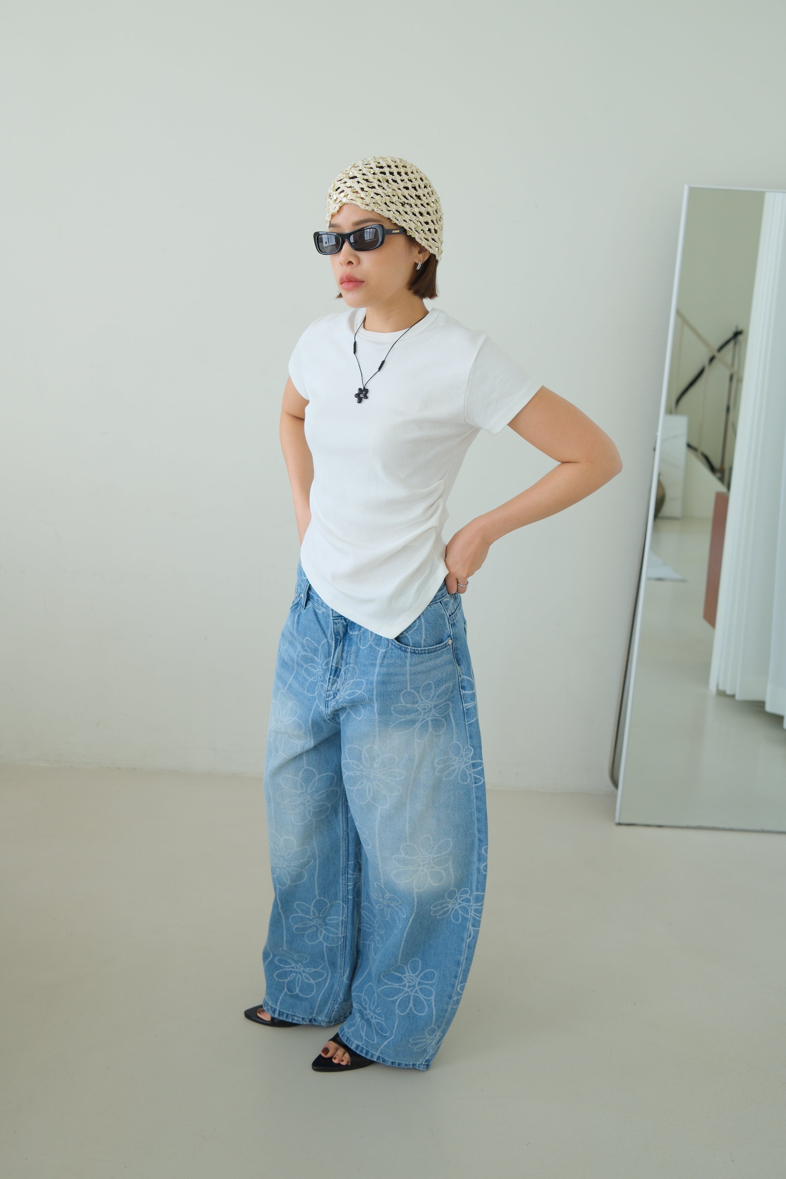Eiren Drape Curve Tee