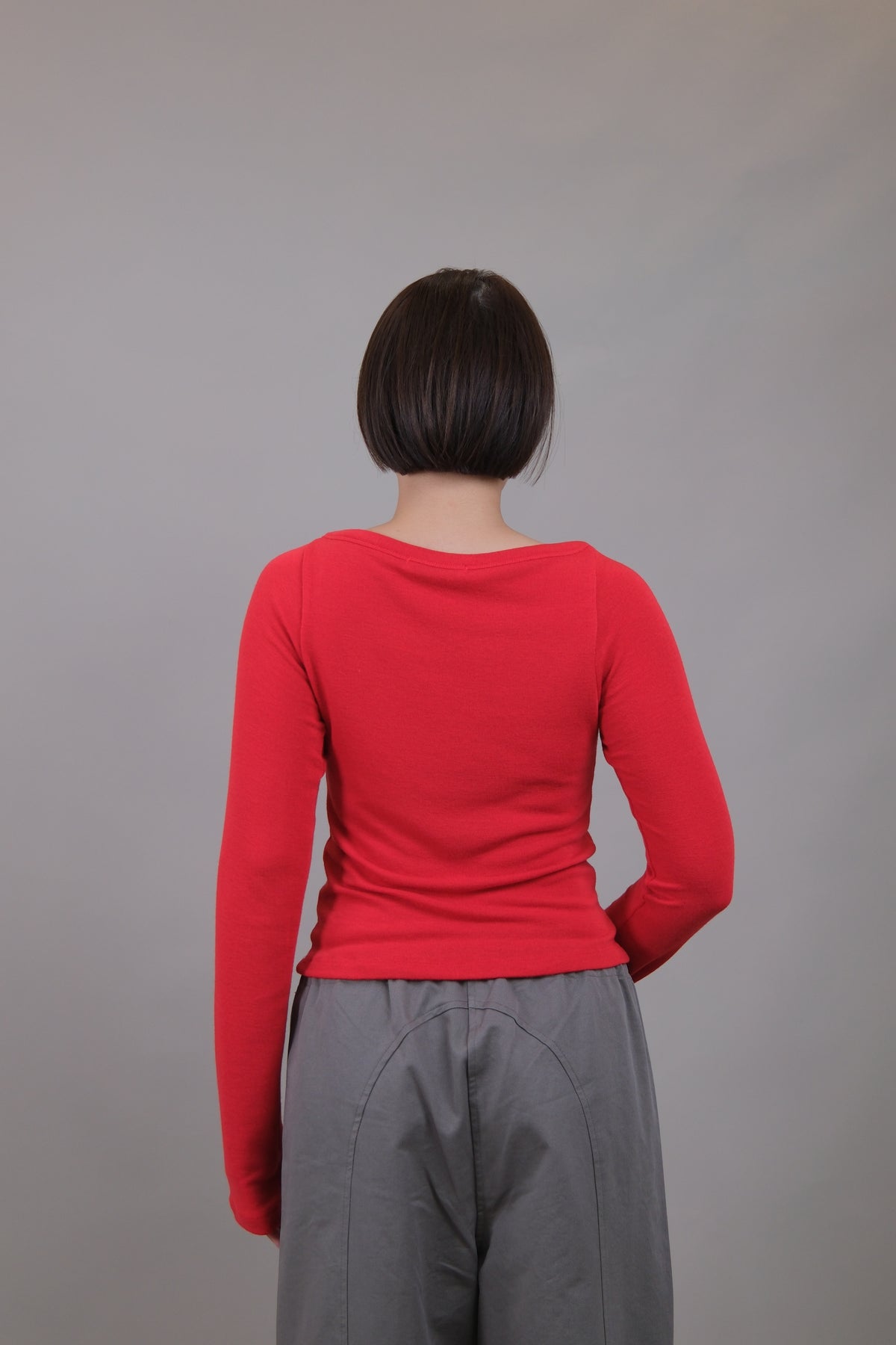 Aimee Fitted Boat Neck Tee