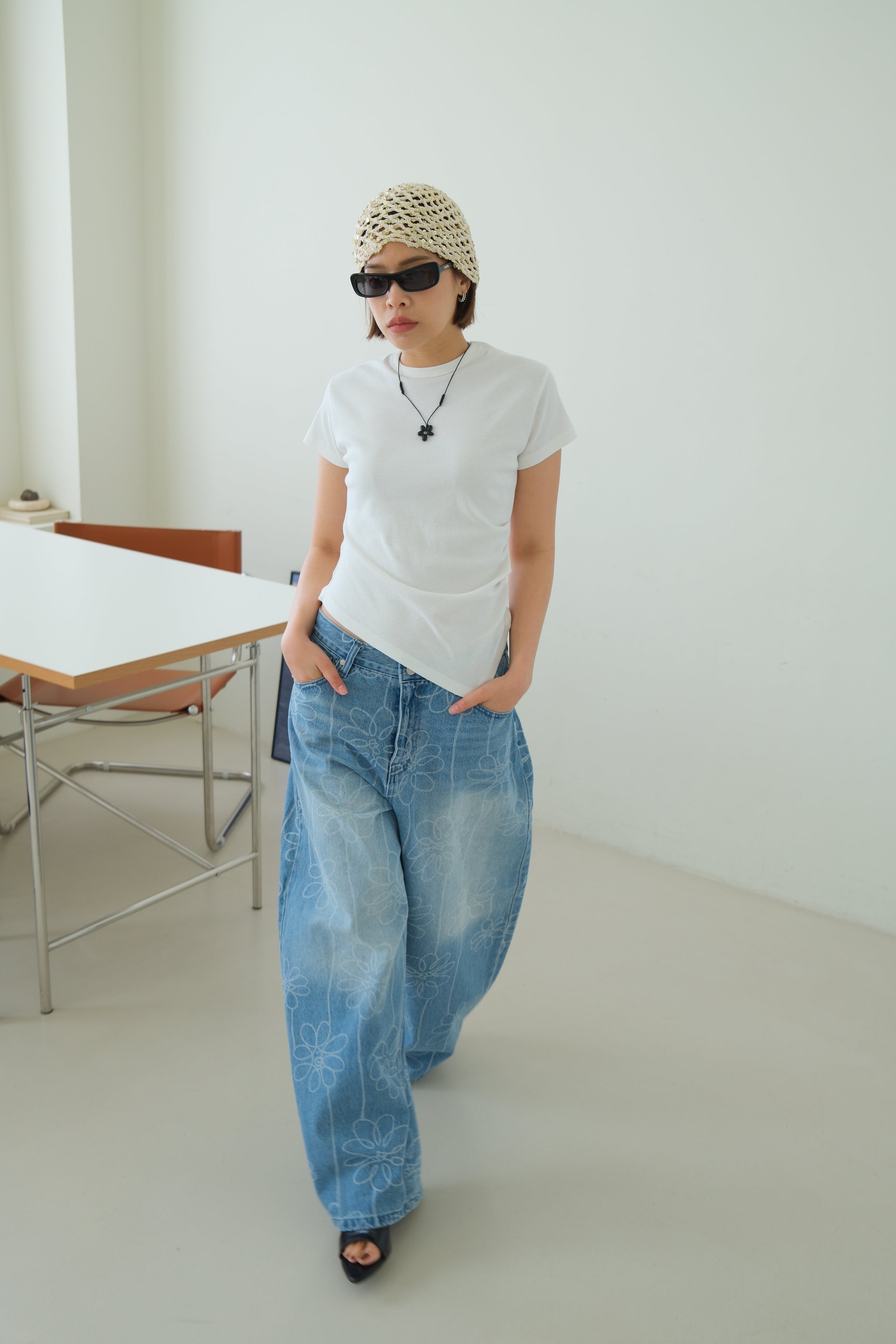Eiren Drape Curve Tee