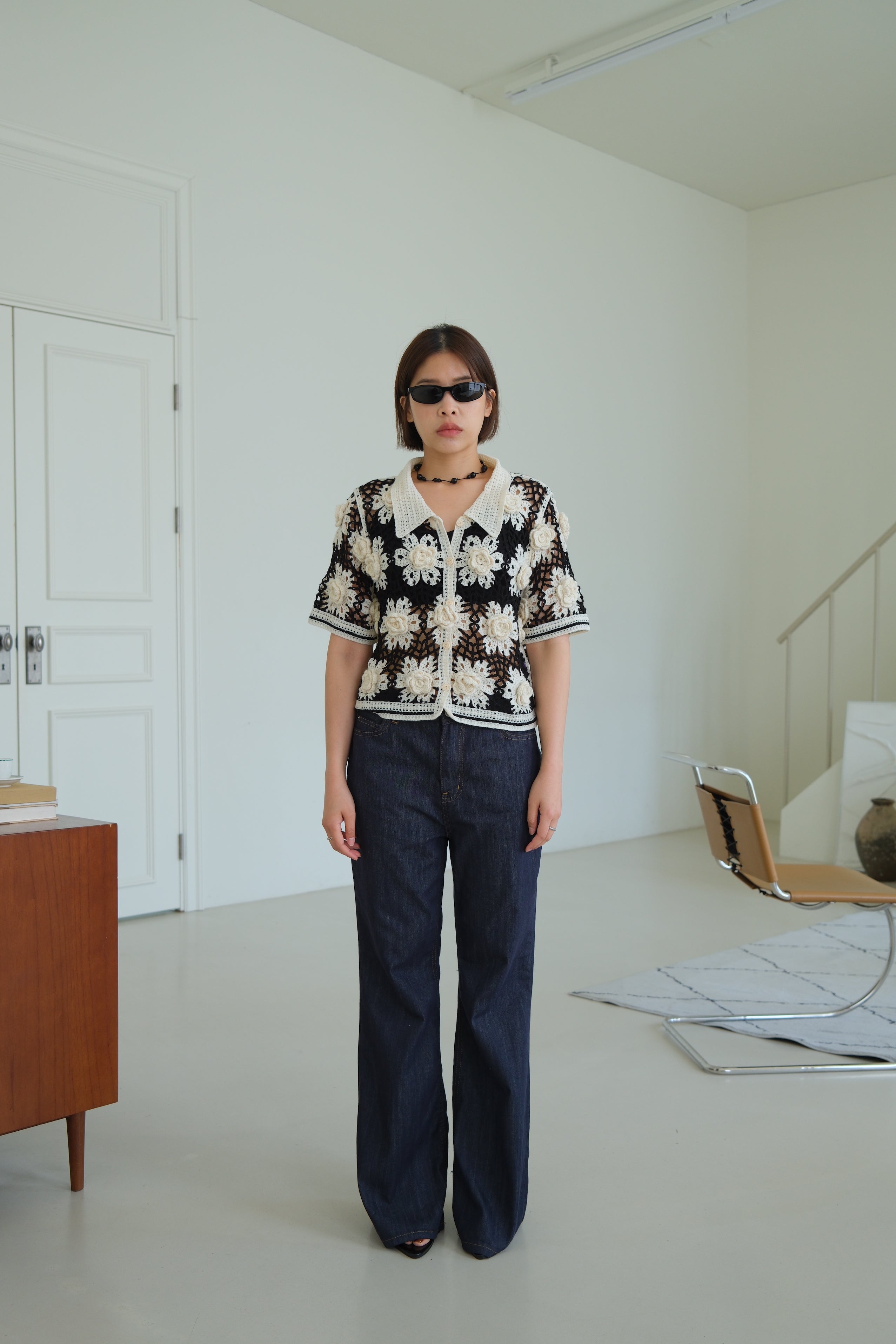 Porter high-rise flared jeans