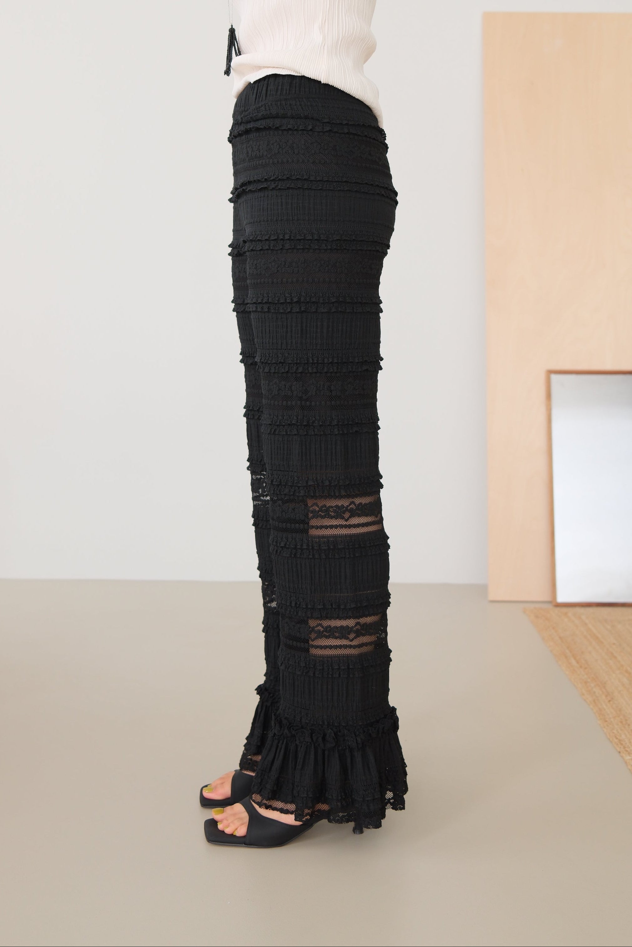 Lace Siren Flared Pants