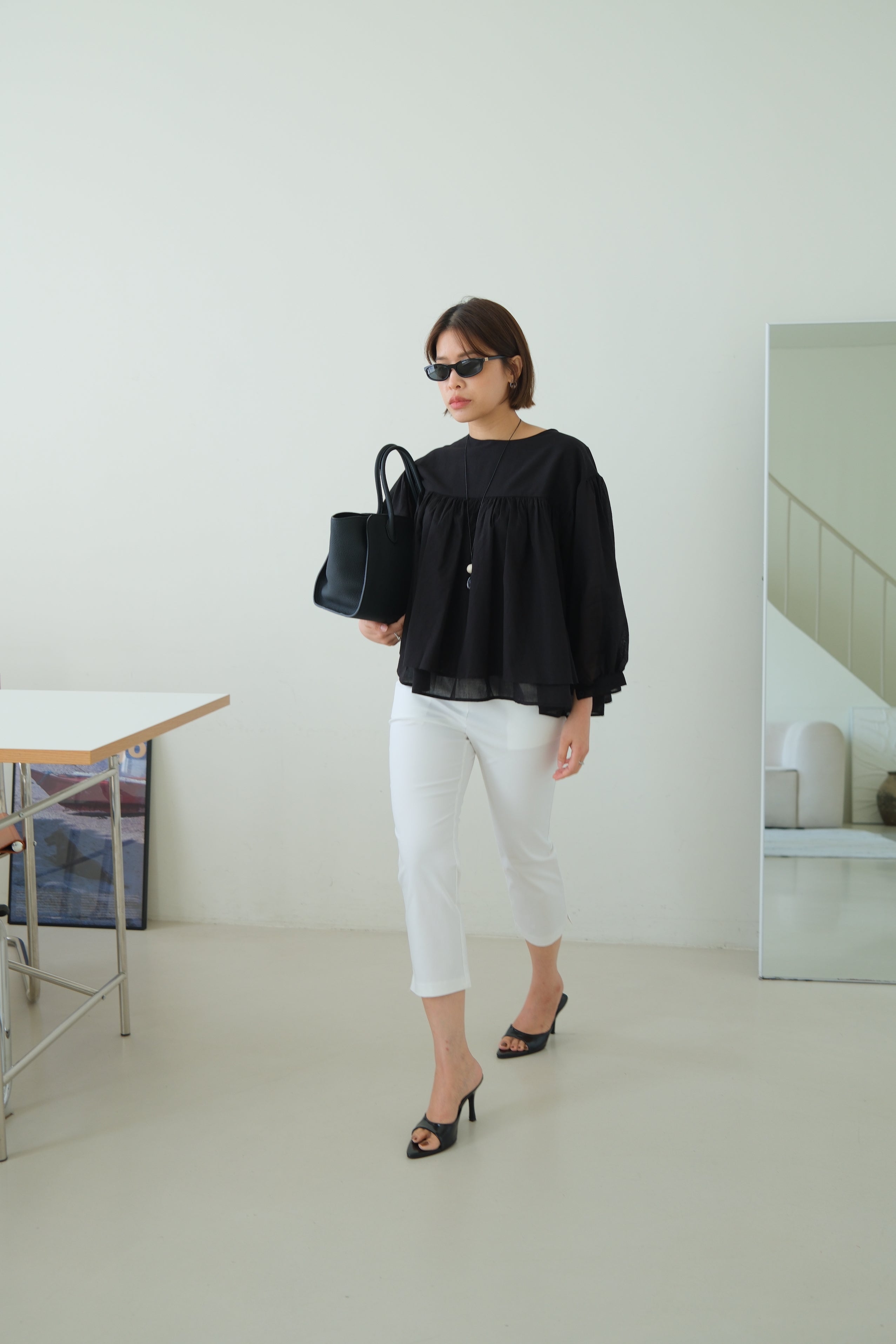 Riri Flowy Ruffle Blouse