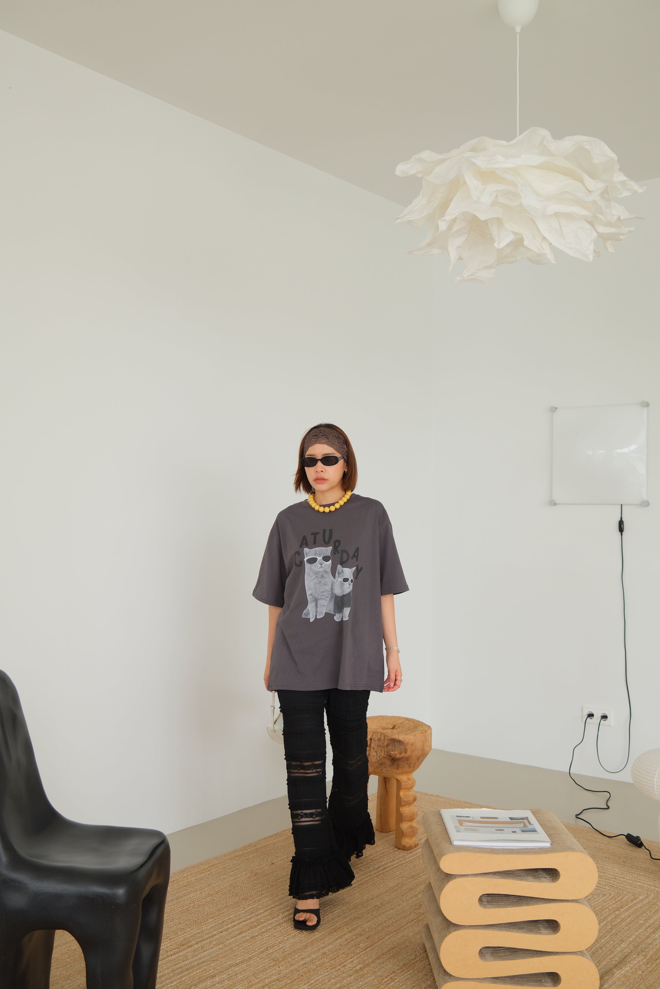 Caturday Oversized Tee