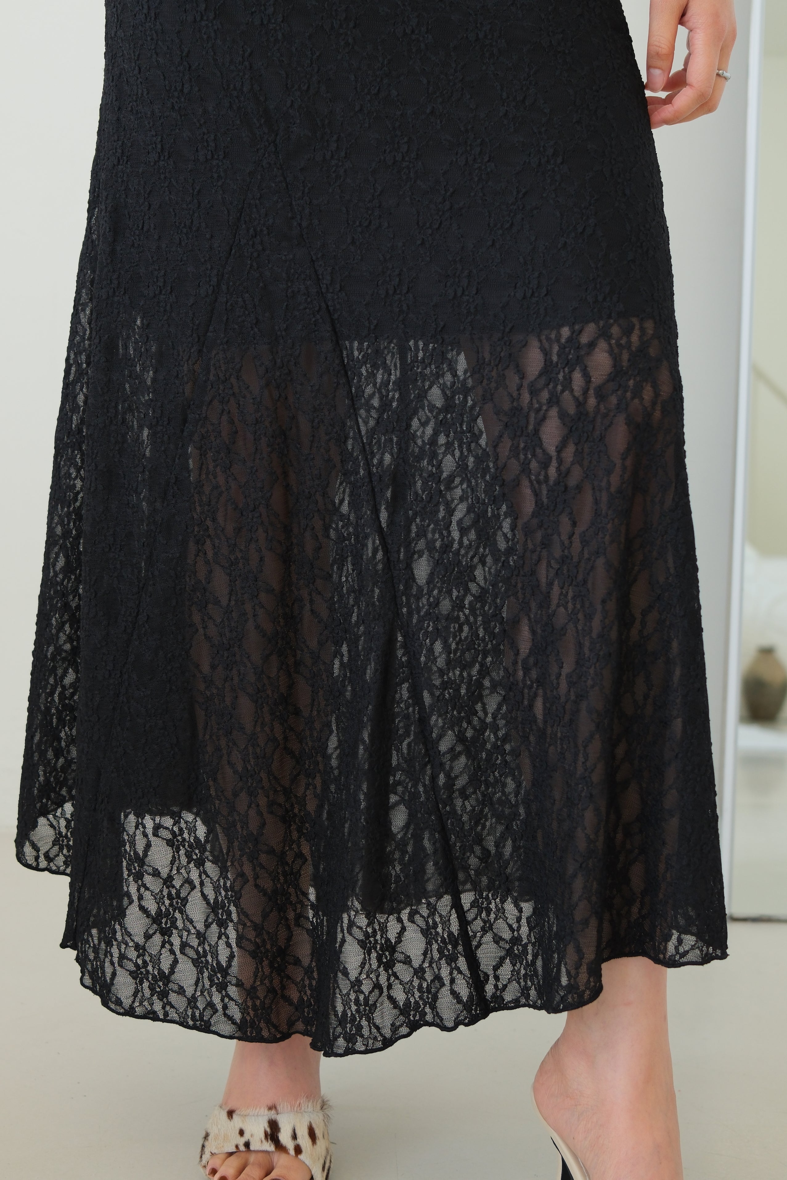 Siren Stretch Lace Mermaid Skirt