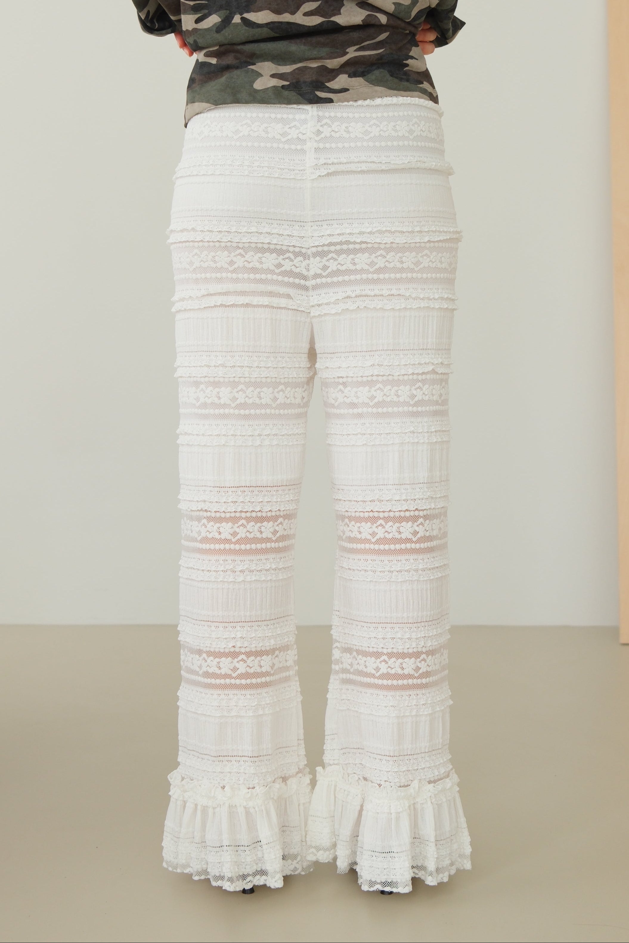 Lace Siren Flared Pants
