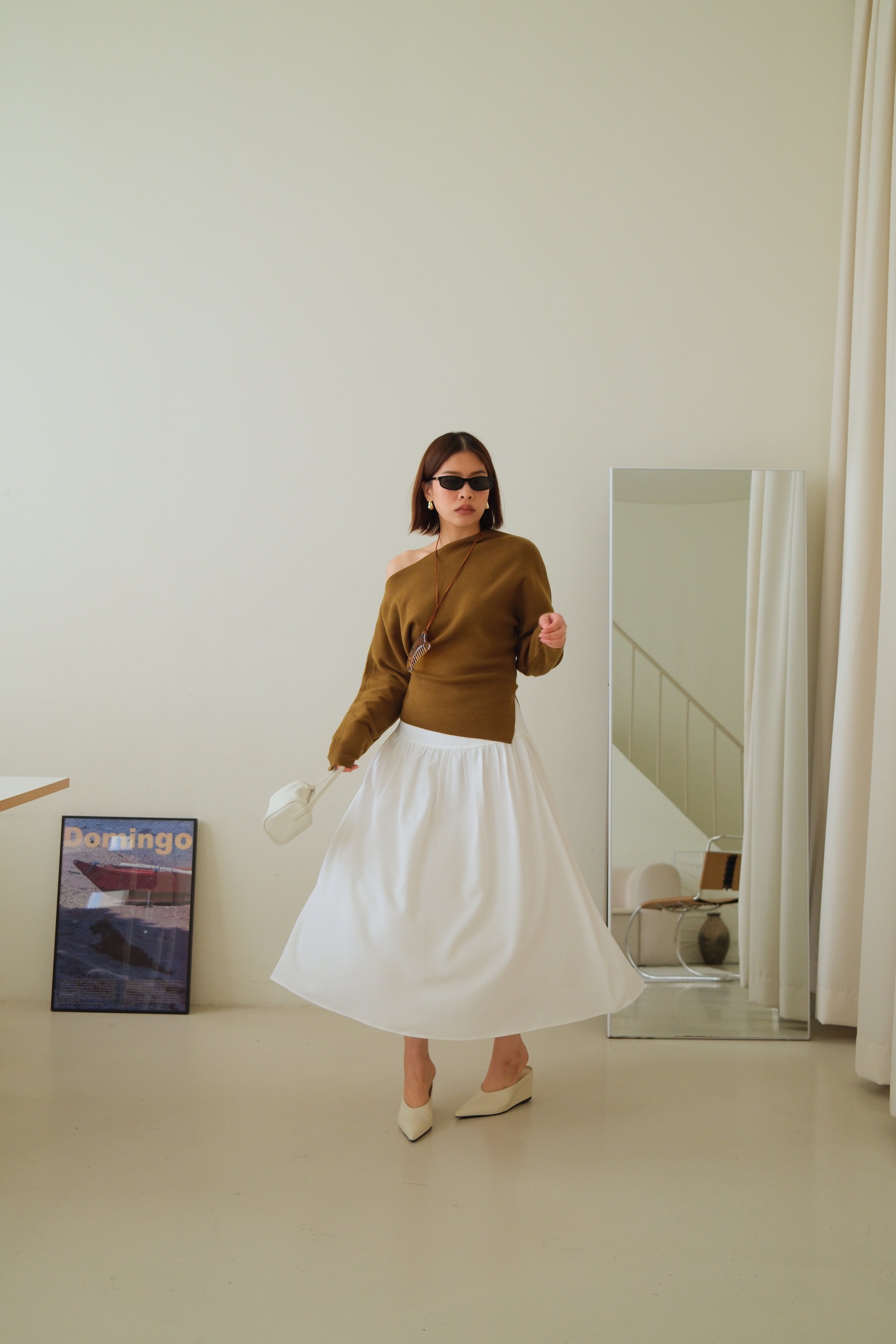 Yotei midi skirt