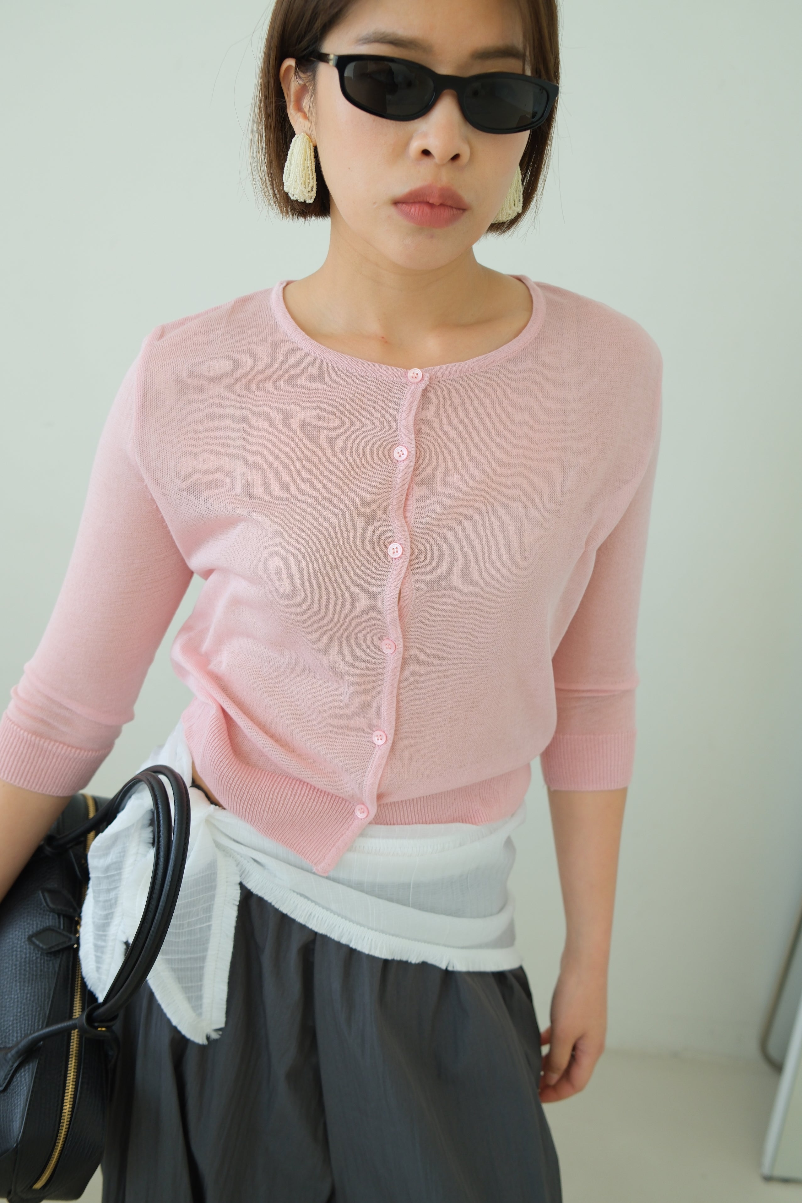Airy Crop Cardigan