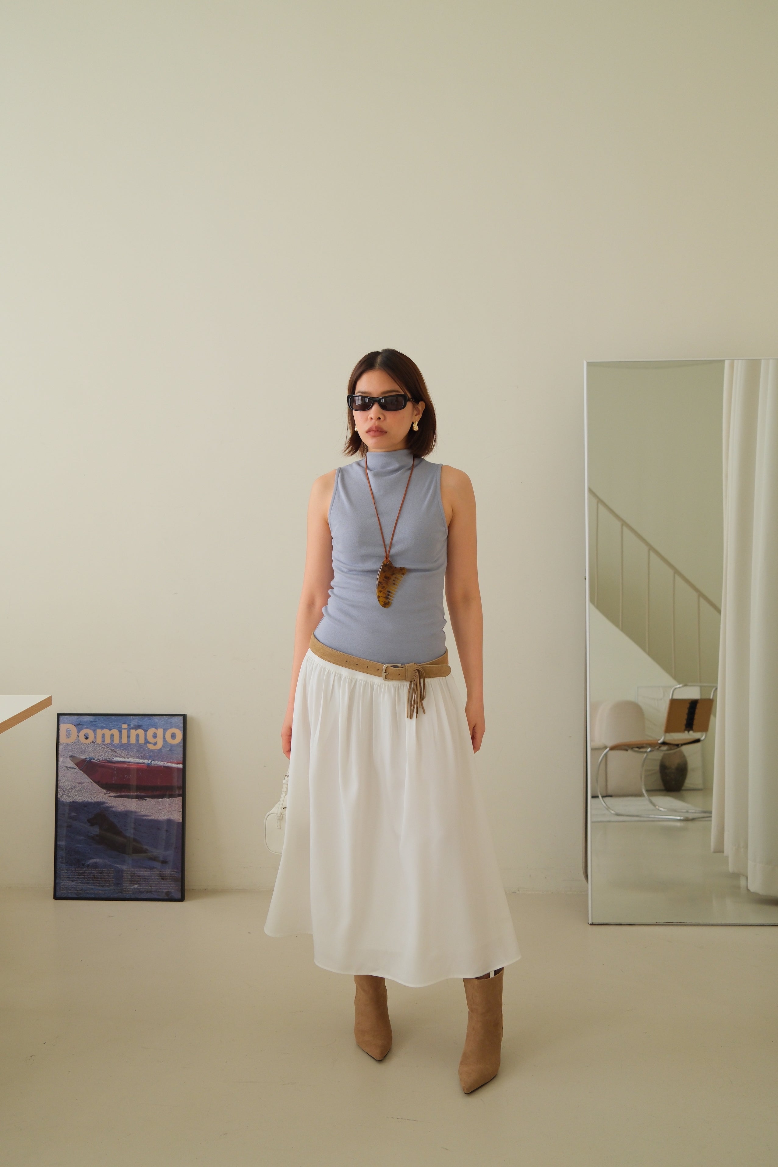 Yotei midi skirt
