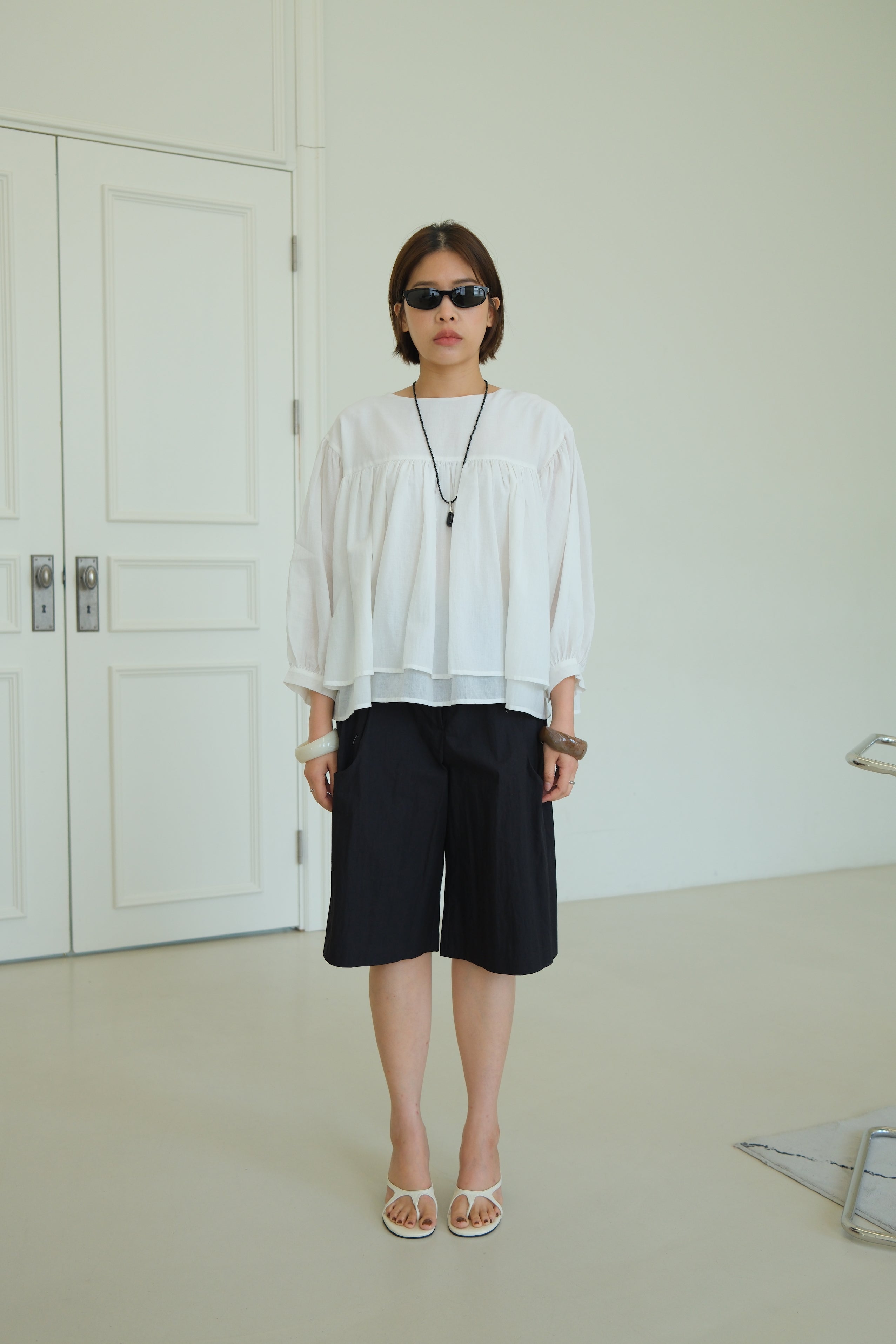 Riri Flowy Ruffle Blouse