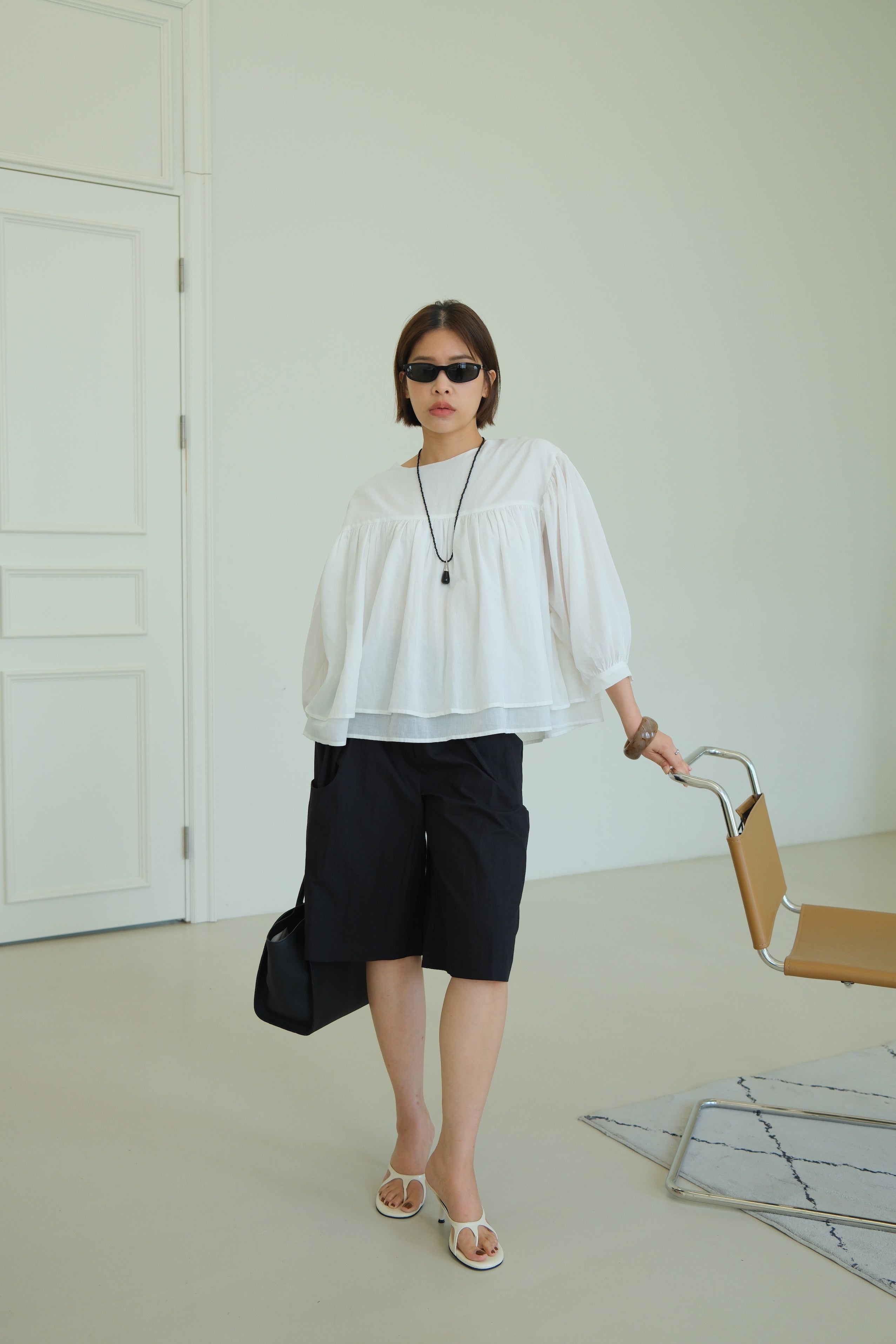 Riri Flowy Ruffle Blouse