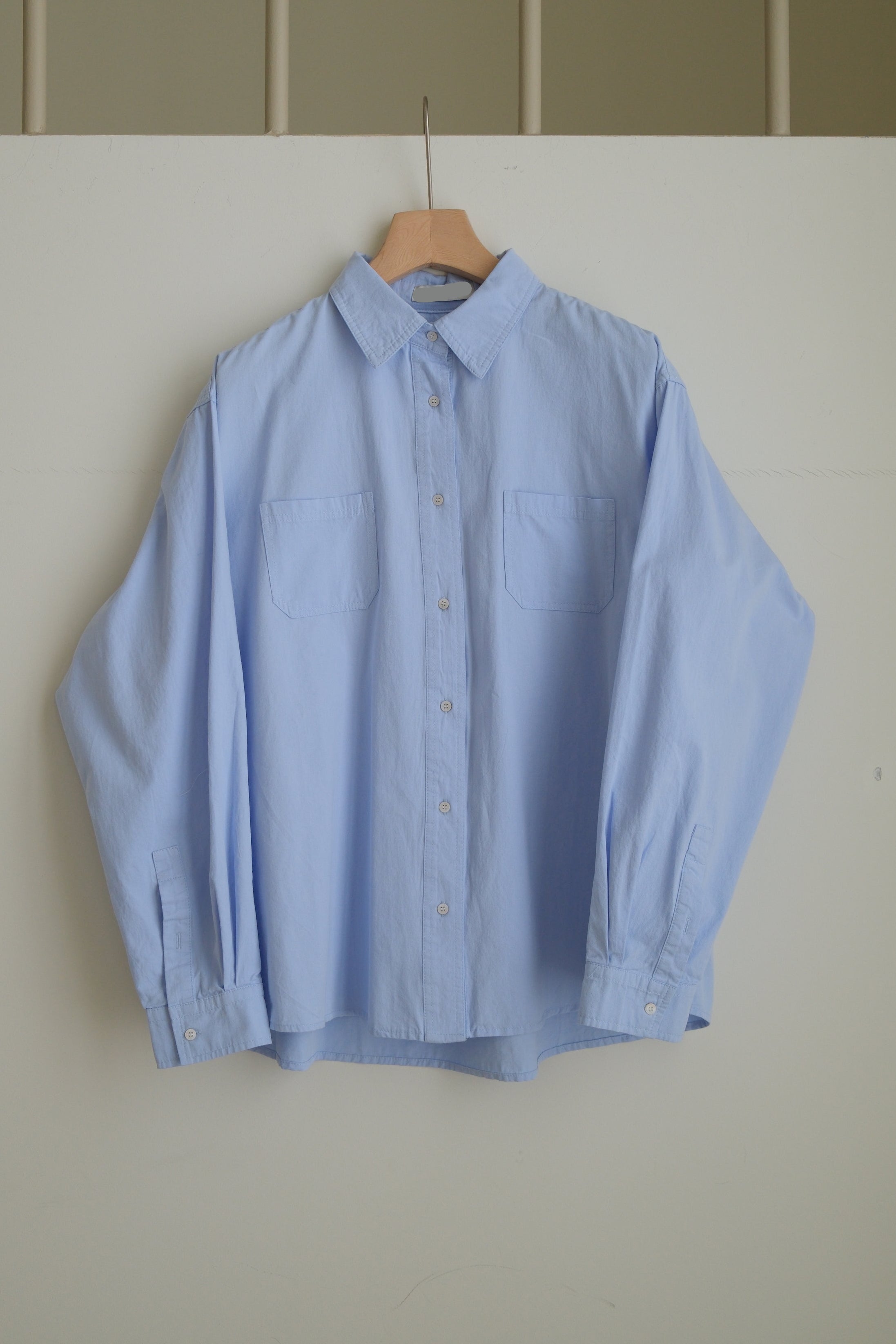 Mini pocket oversized shirt