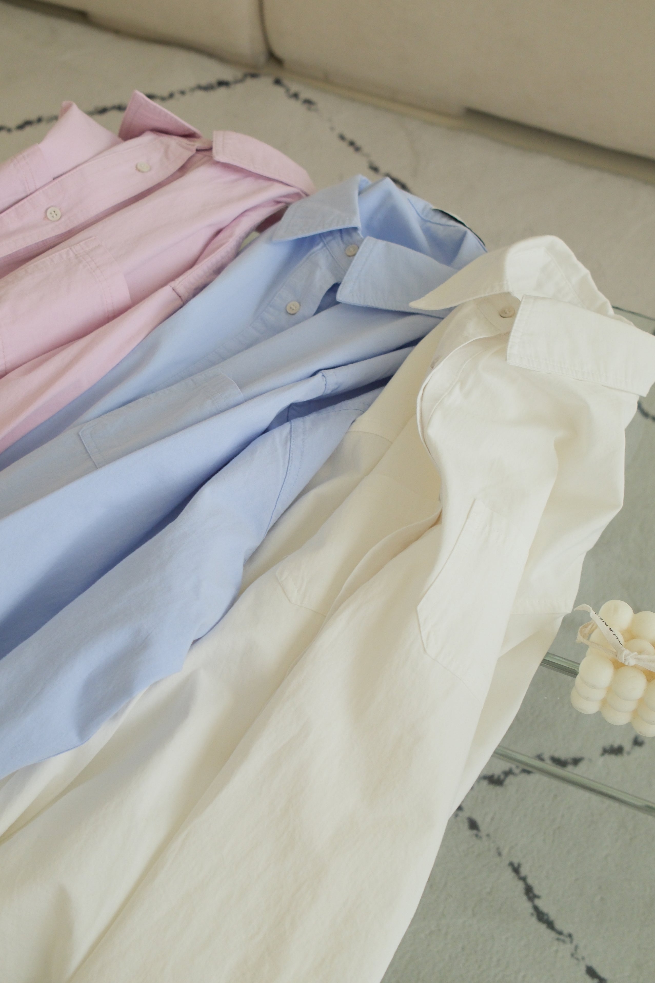 Mini pocket oversized shirt