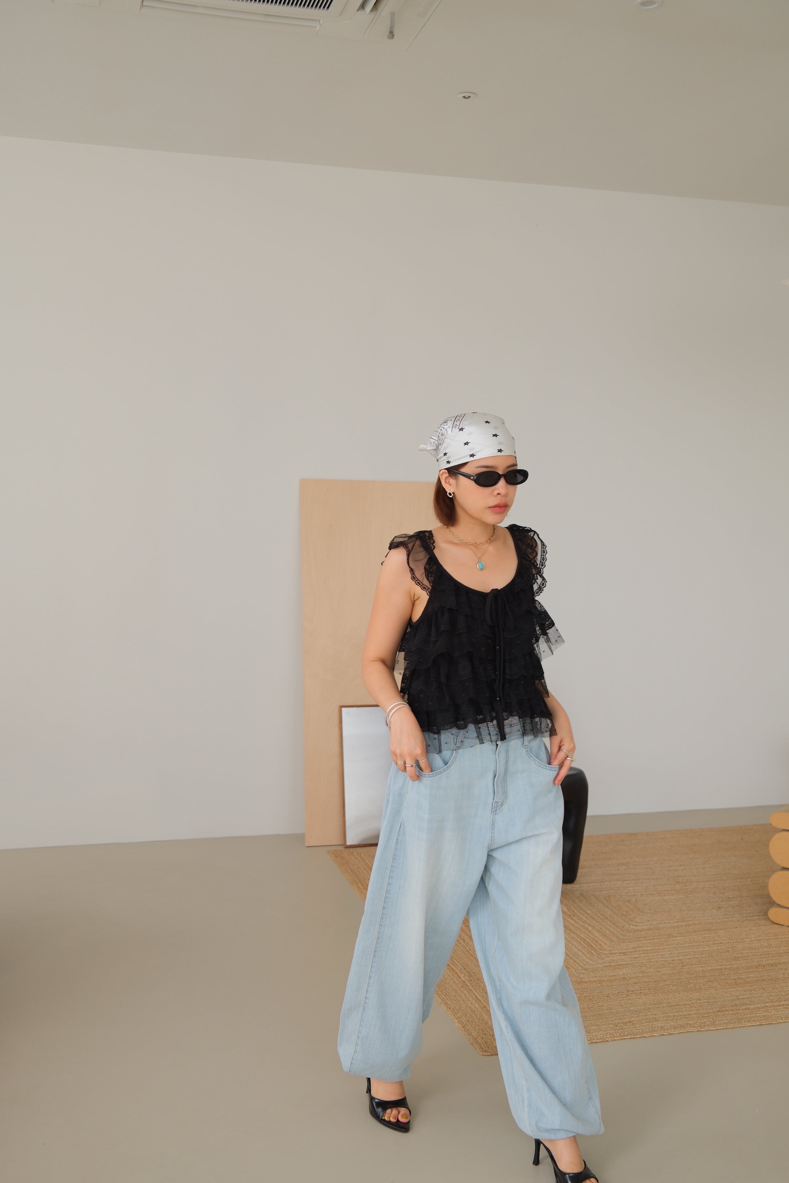 Lulu Tiered Ruffle Tank