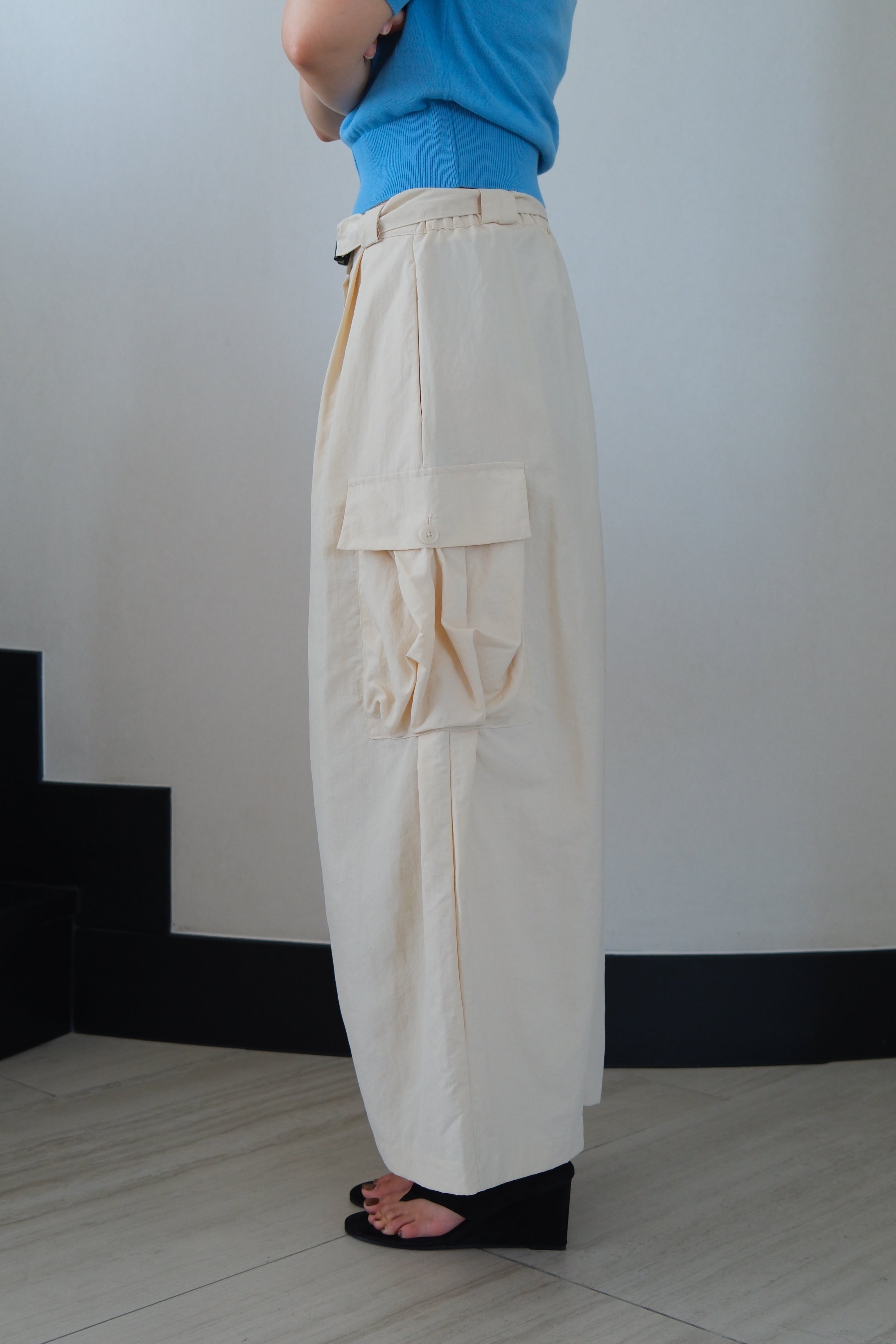 Nelly Utility Nylon Skirt