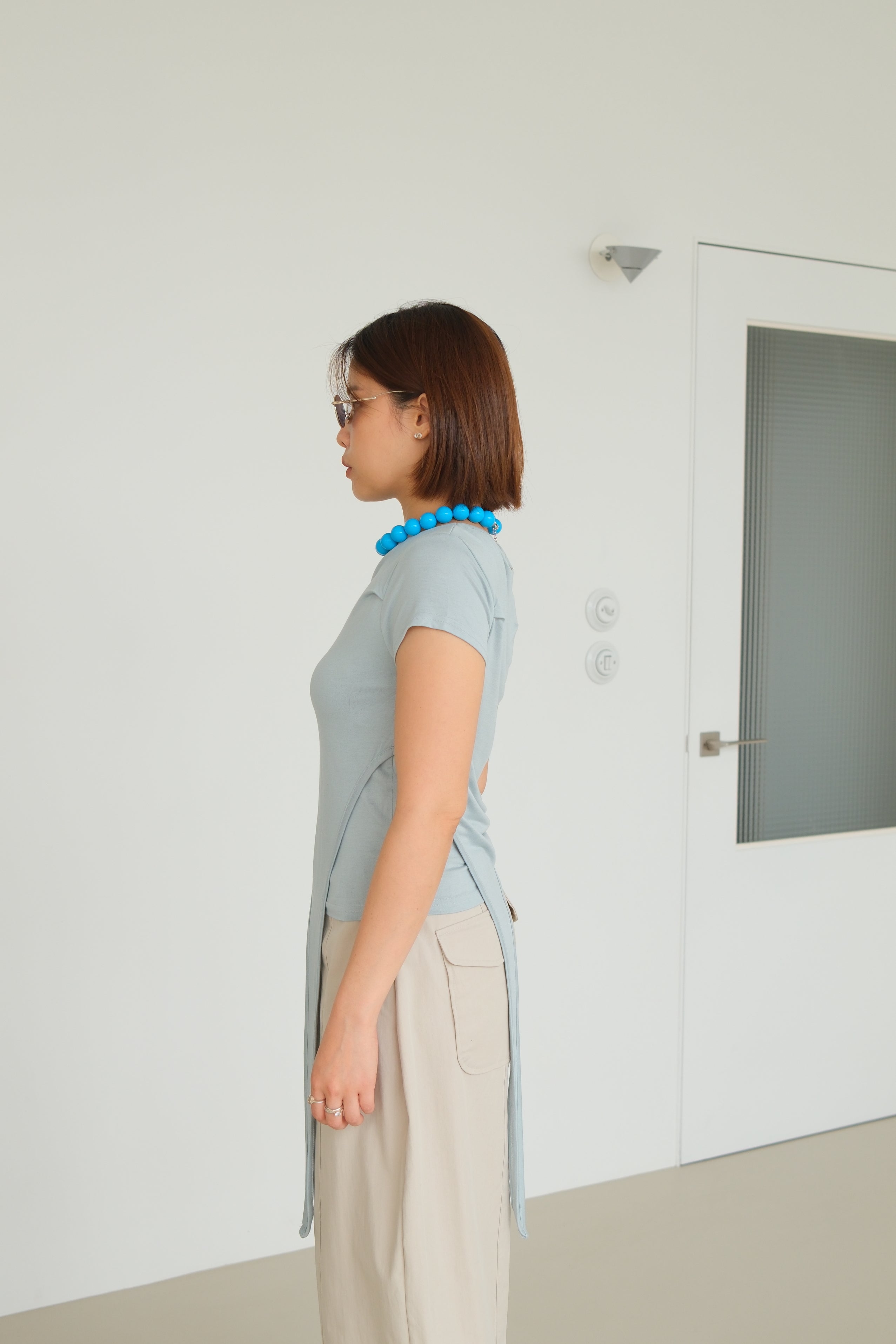 Melorse Asym Tail Layered Tee
