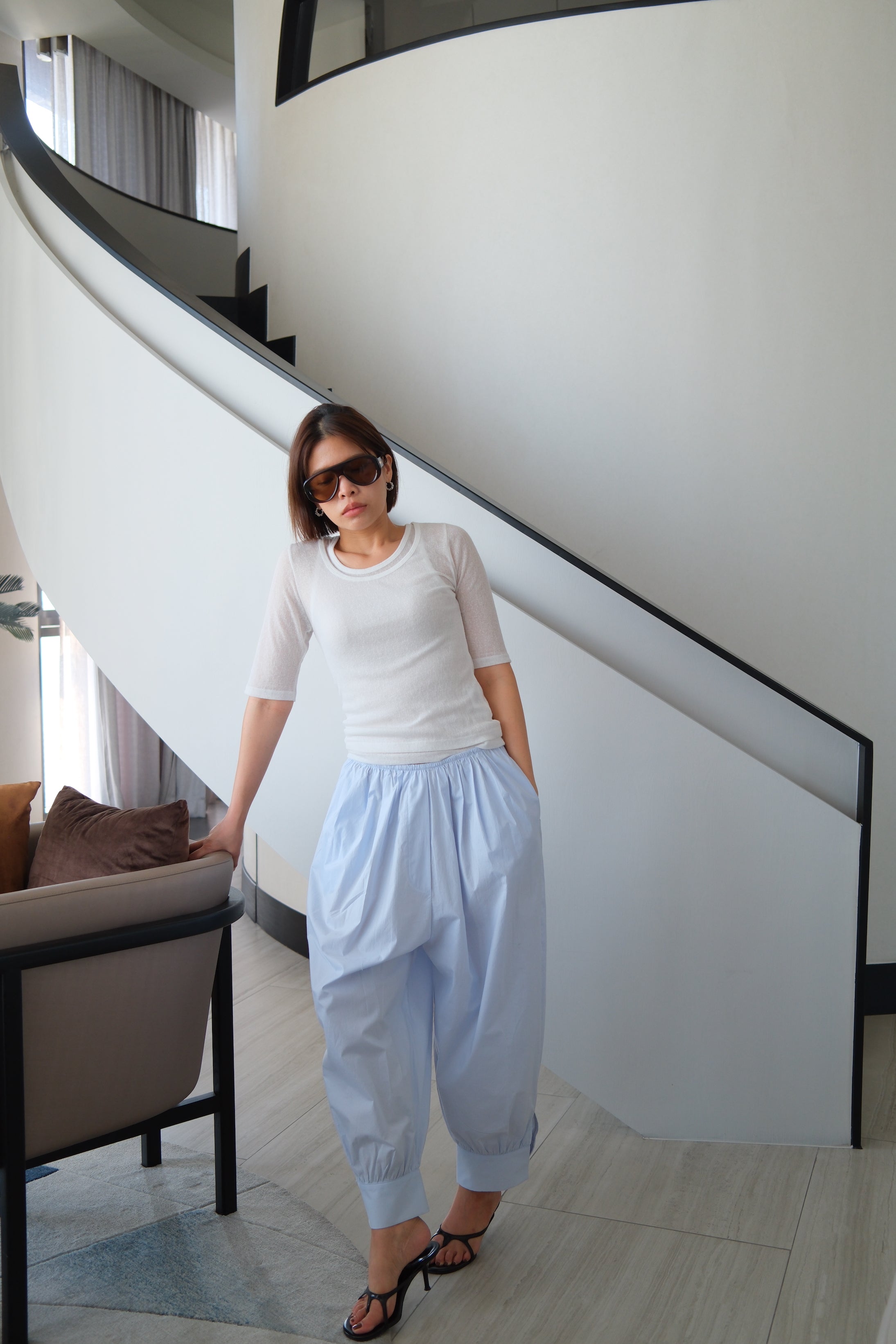 Cloud Cotton Harem Pants