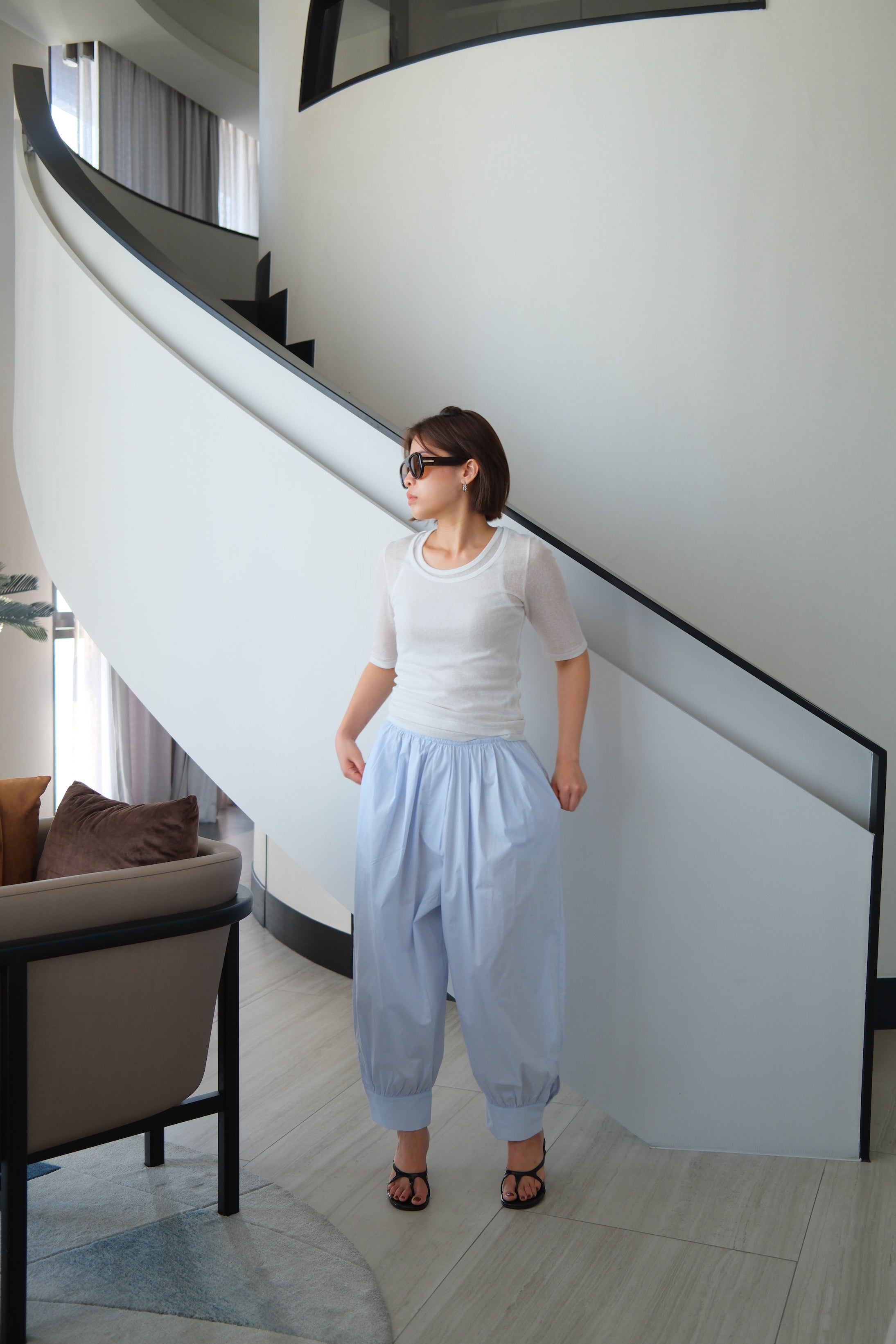 Cloud Cotton Harem Pants