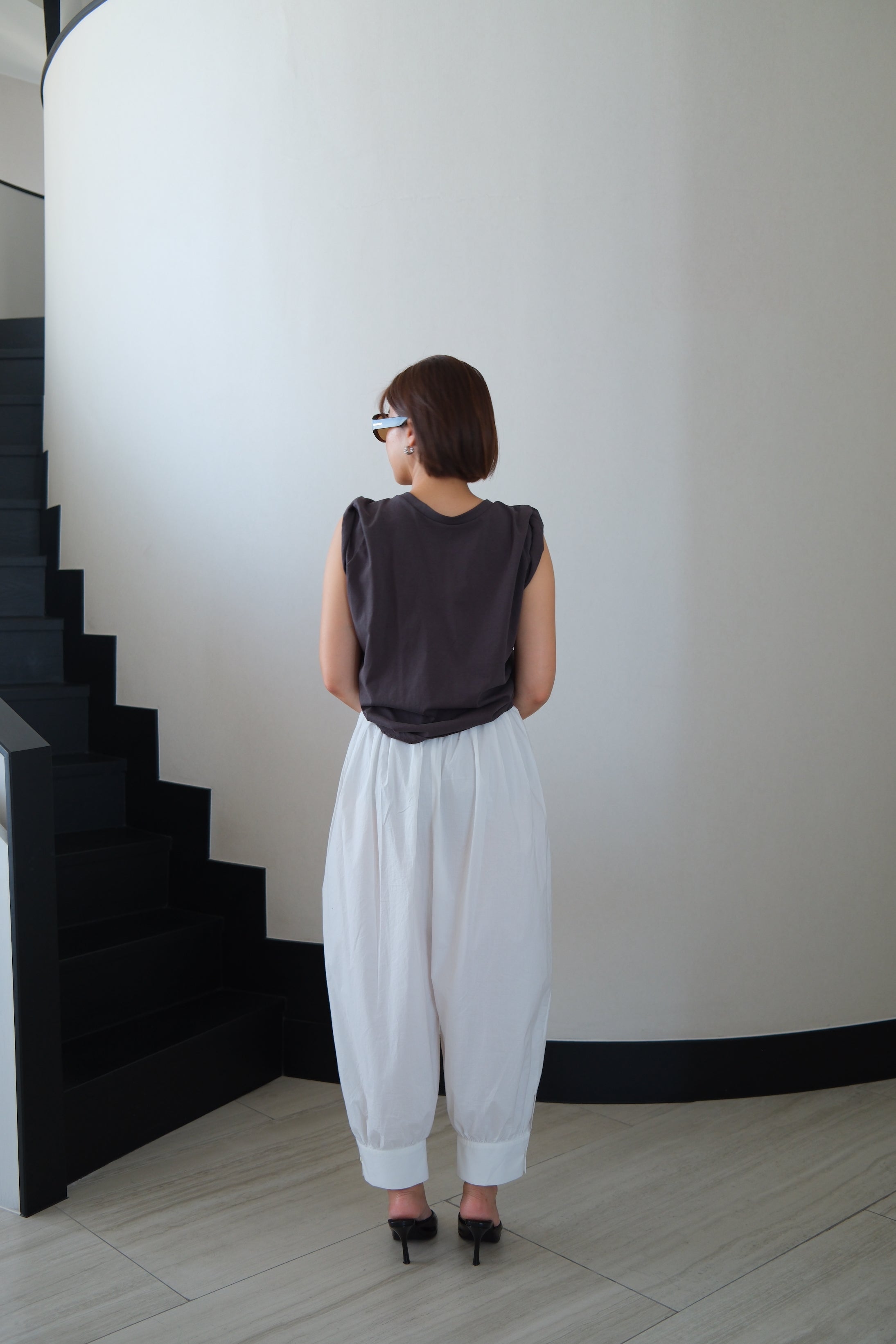 Morrow 2-Way Rolled Sleeve Top