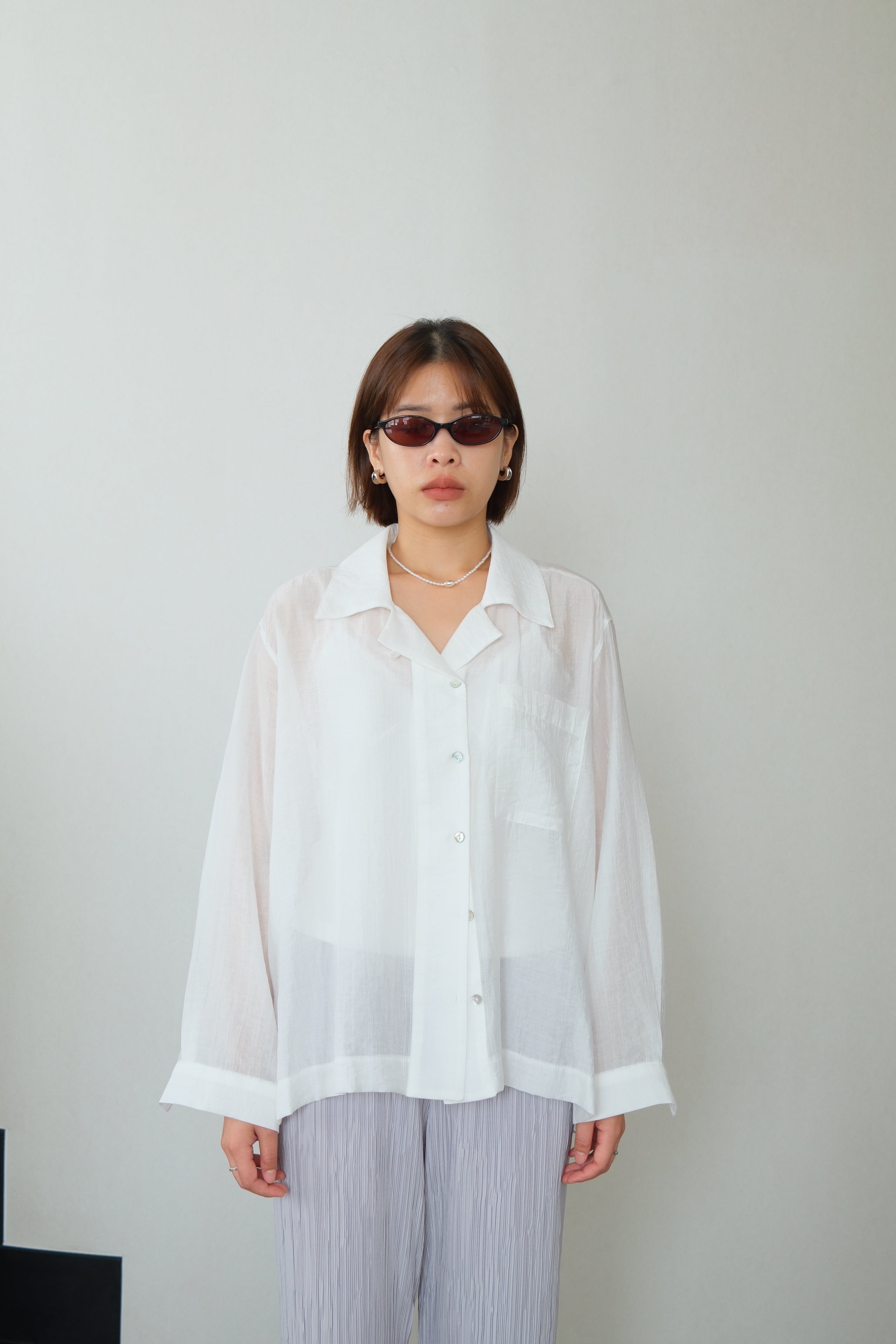 Vivienne Crushed Satin Shirt