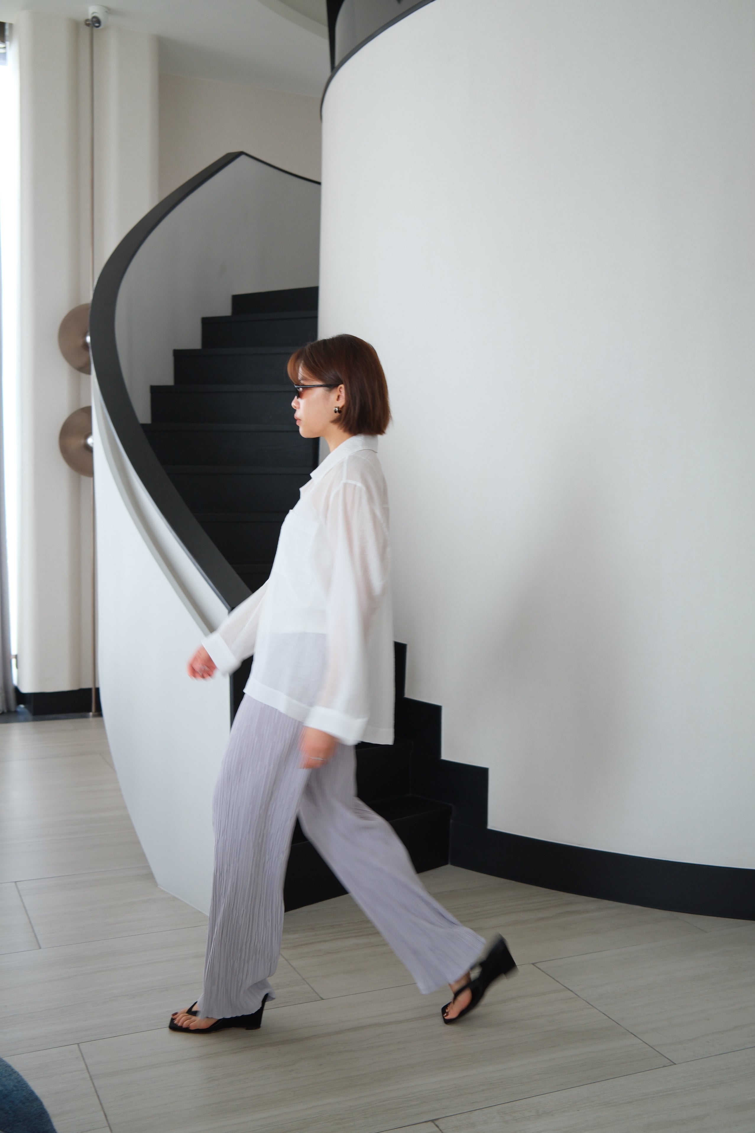 Hanni Pleated Flare Pants