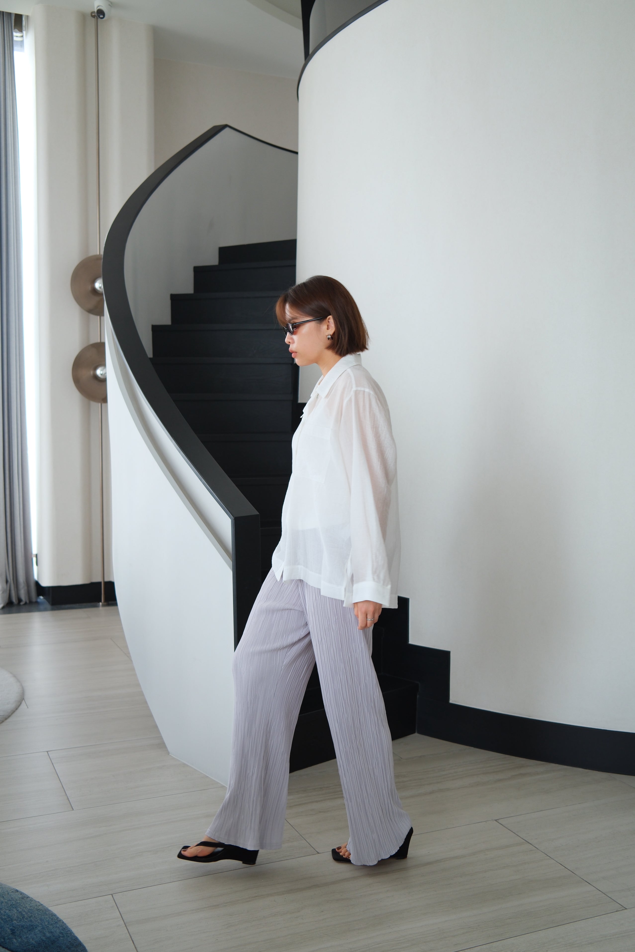 Hanni Pleated Flare Pants