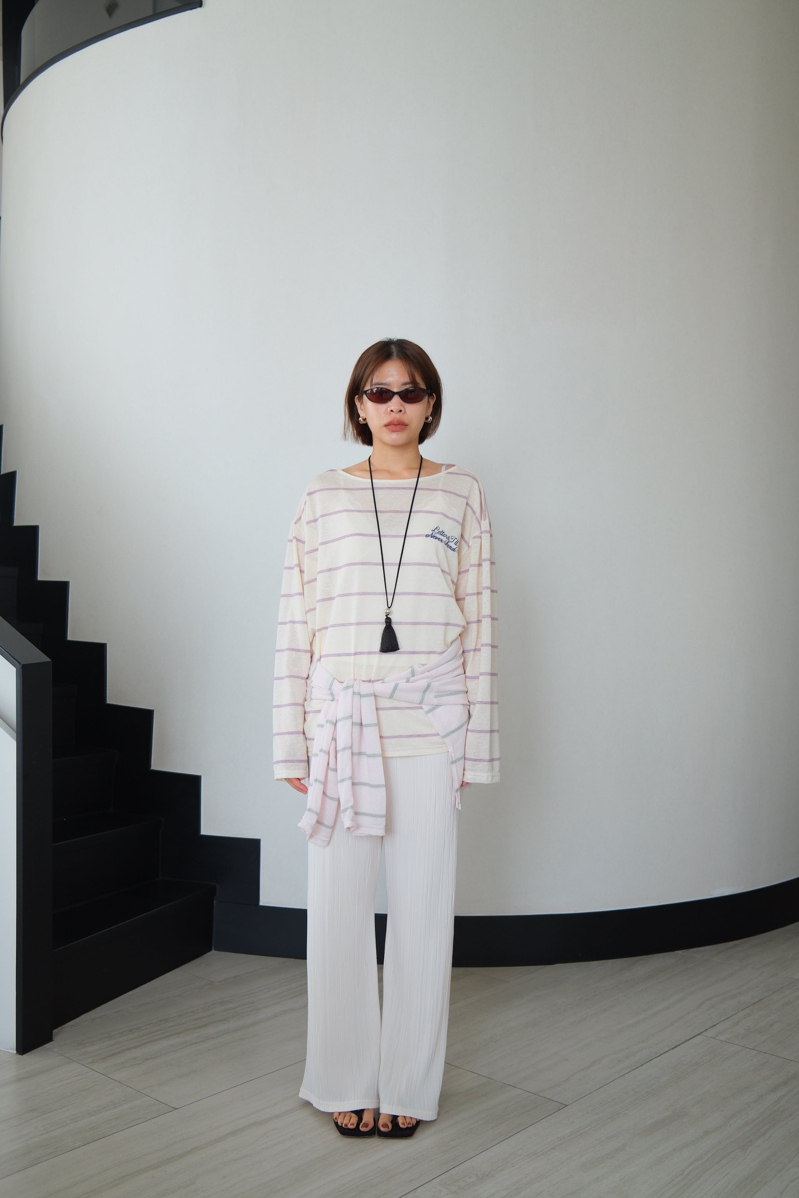Mina Relaxed Stripe Blouse
