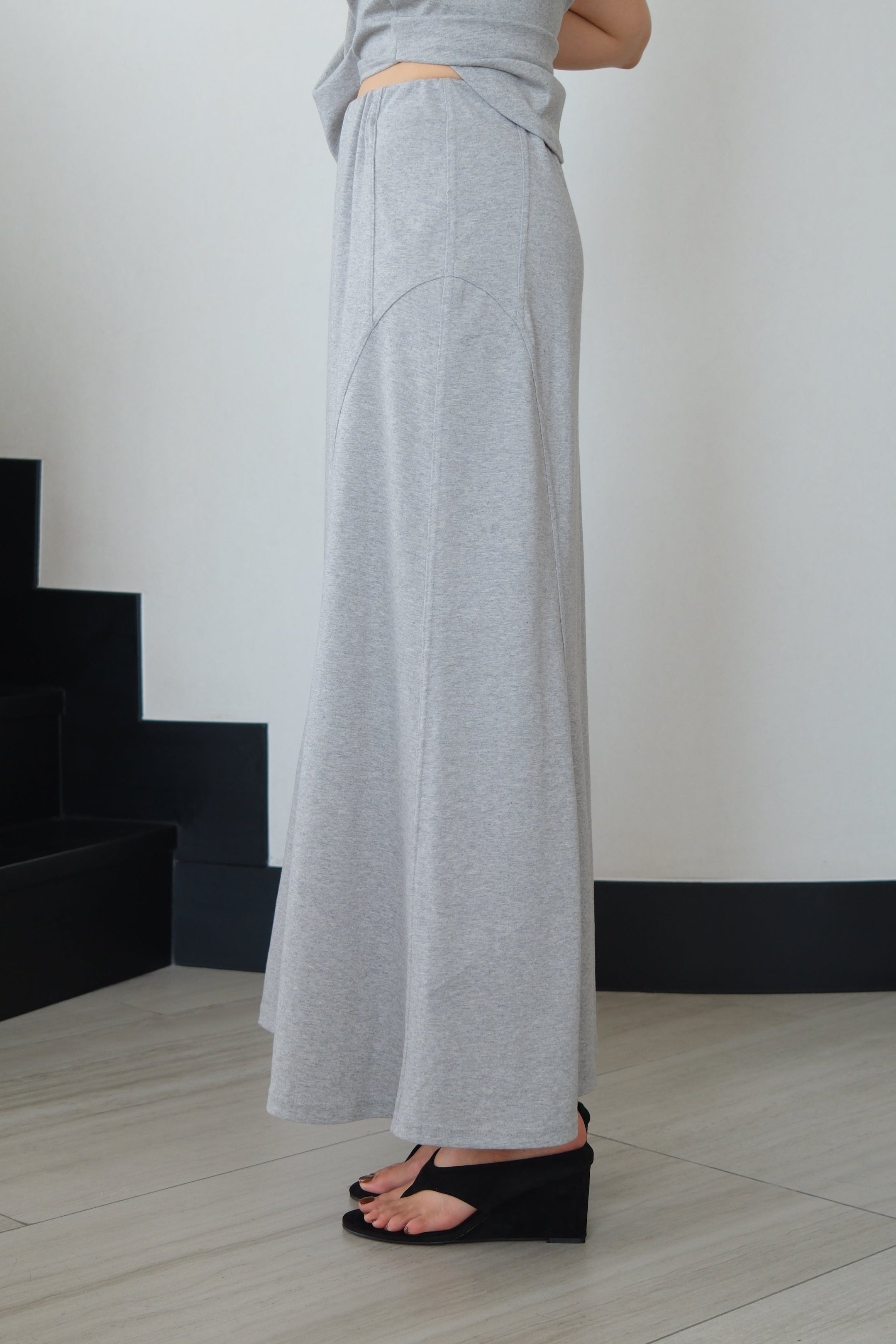 Pure Cotton Maxi Skirt