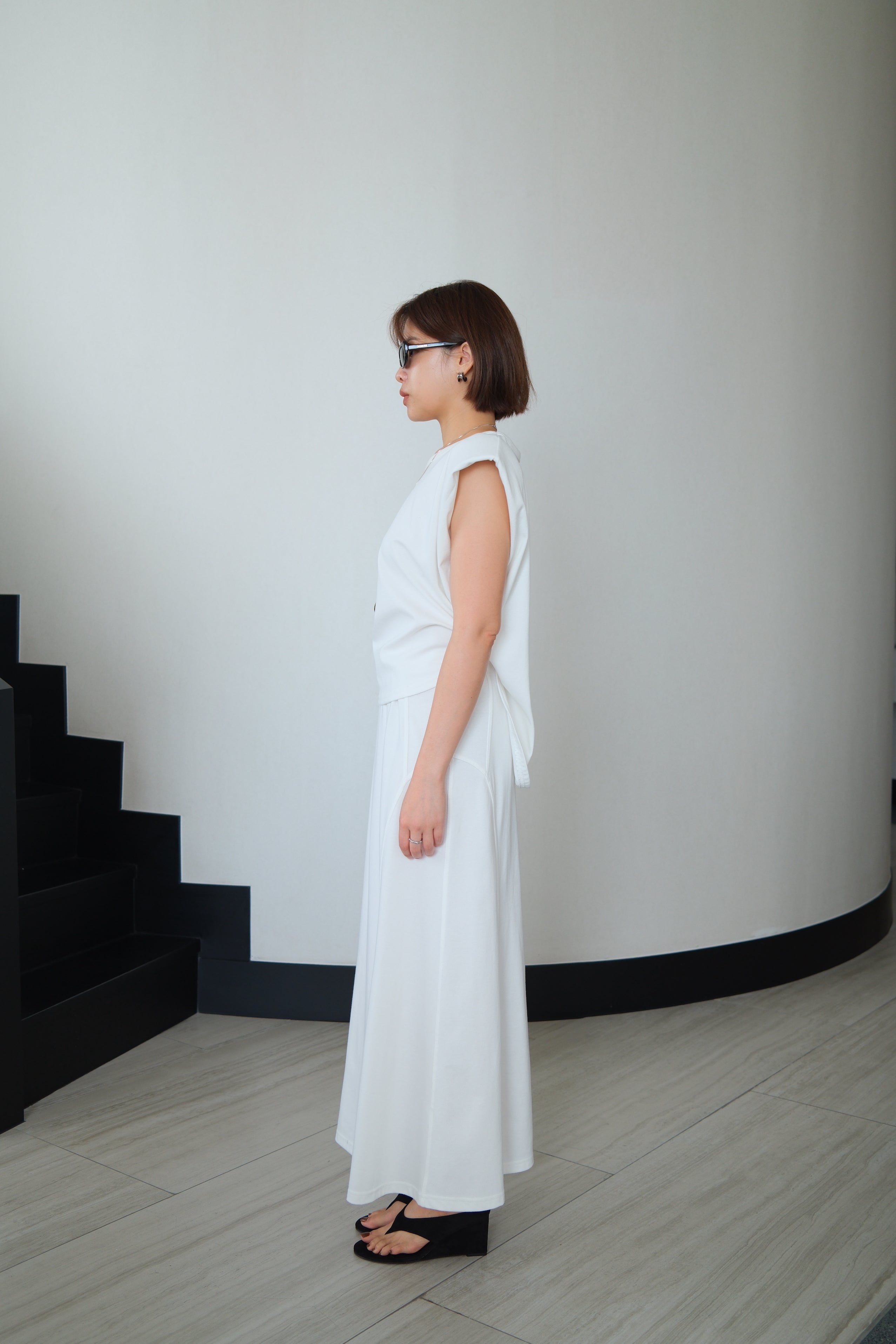 Pure Cotton Maxi Skirt
