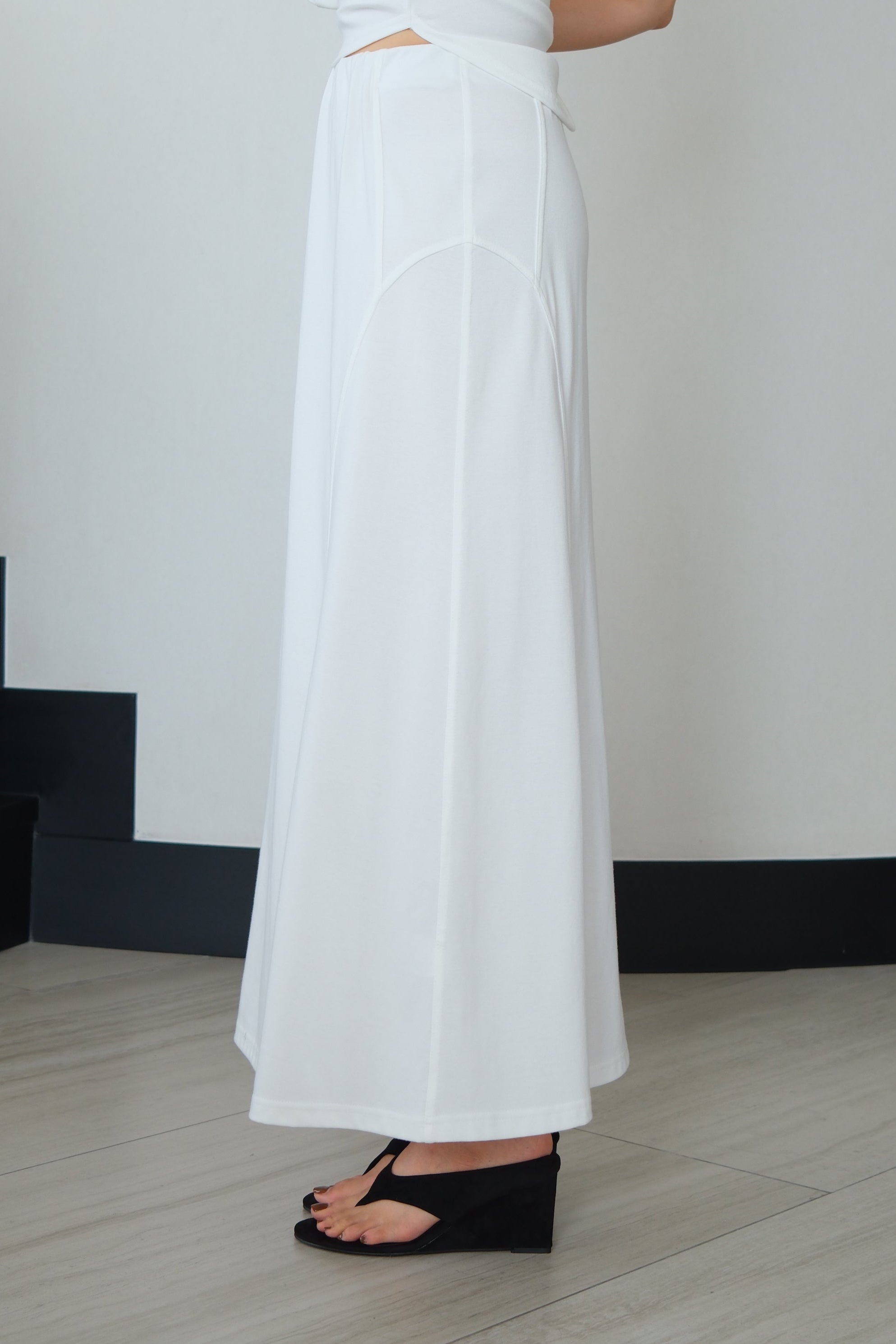 Pure Cotton Maxi Skirt