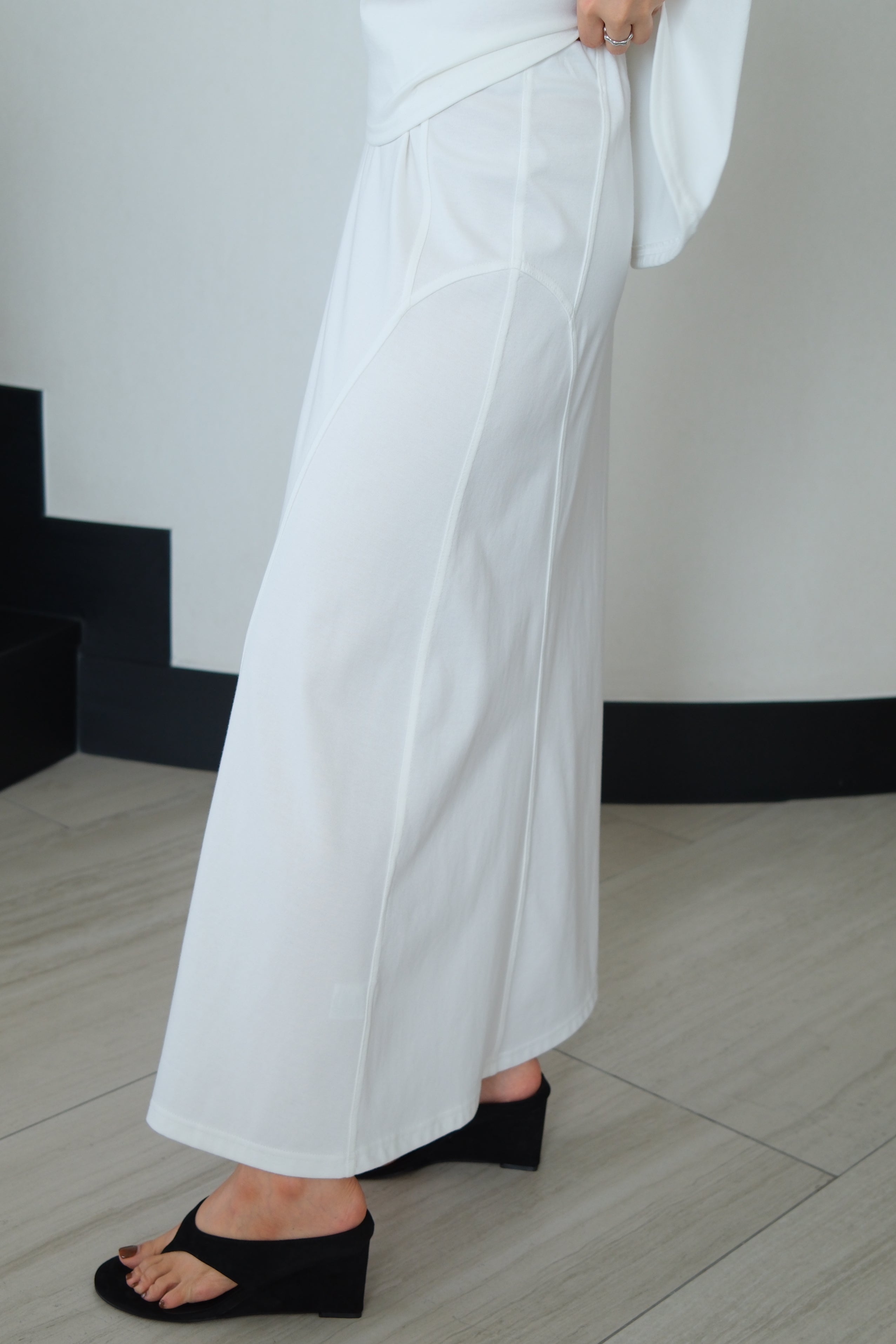 Pure Cotton Maxi Skirt