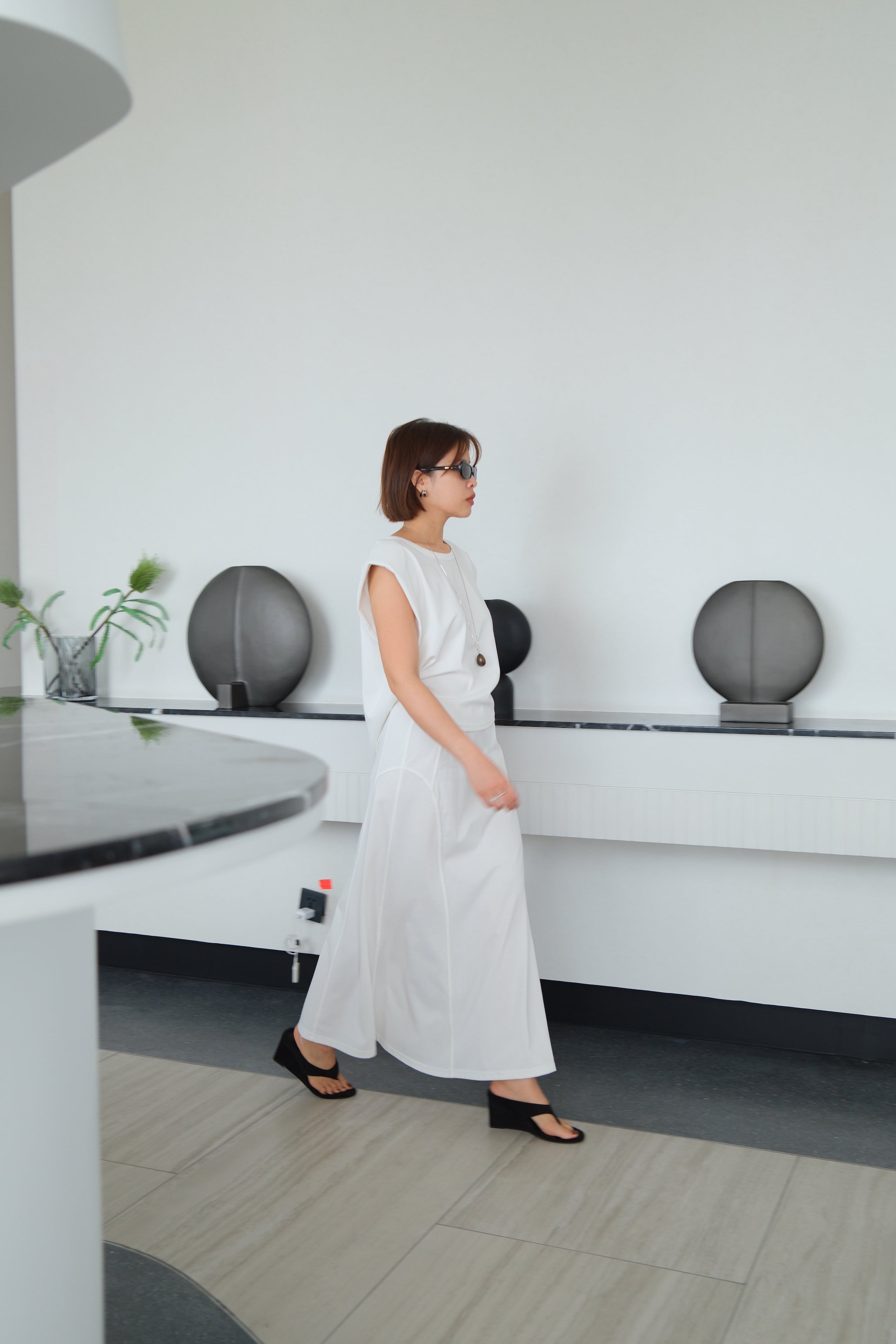 Pure Cotton Maxi Skirt