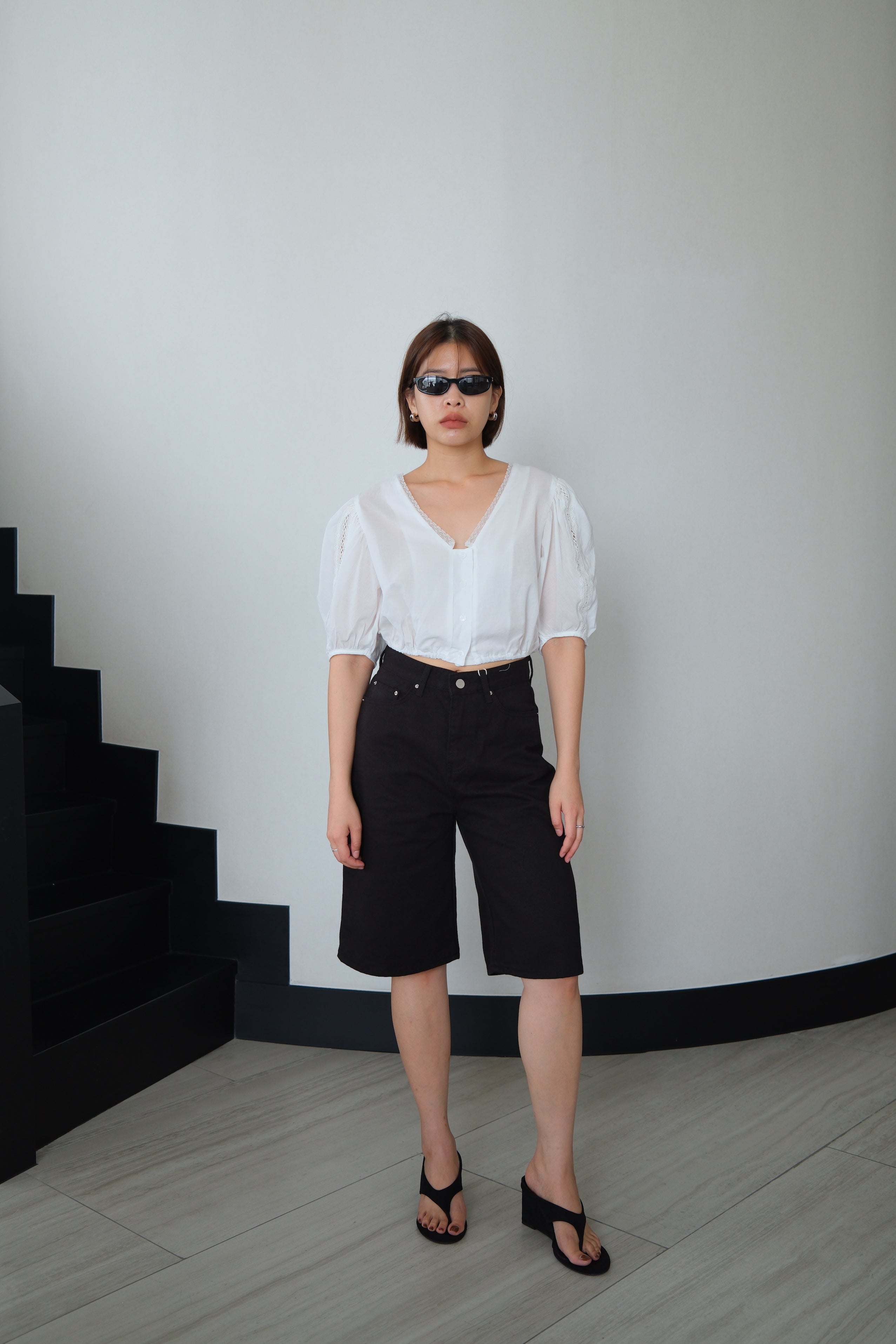 Downtown Denim Bermuda Shorts