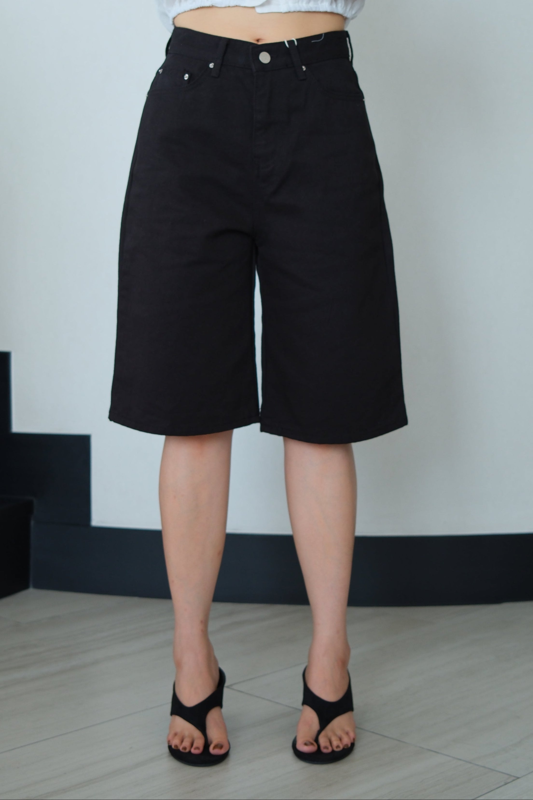Downtown Denim Bermuda Shorts