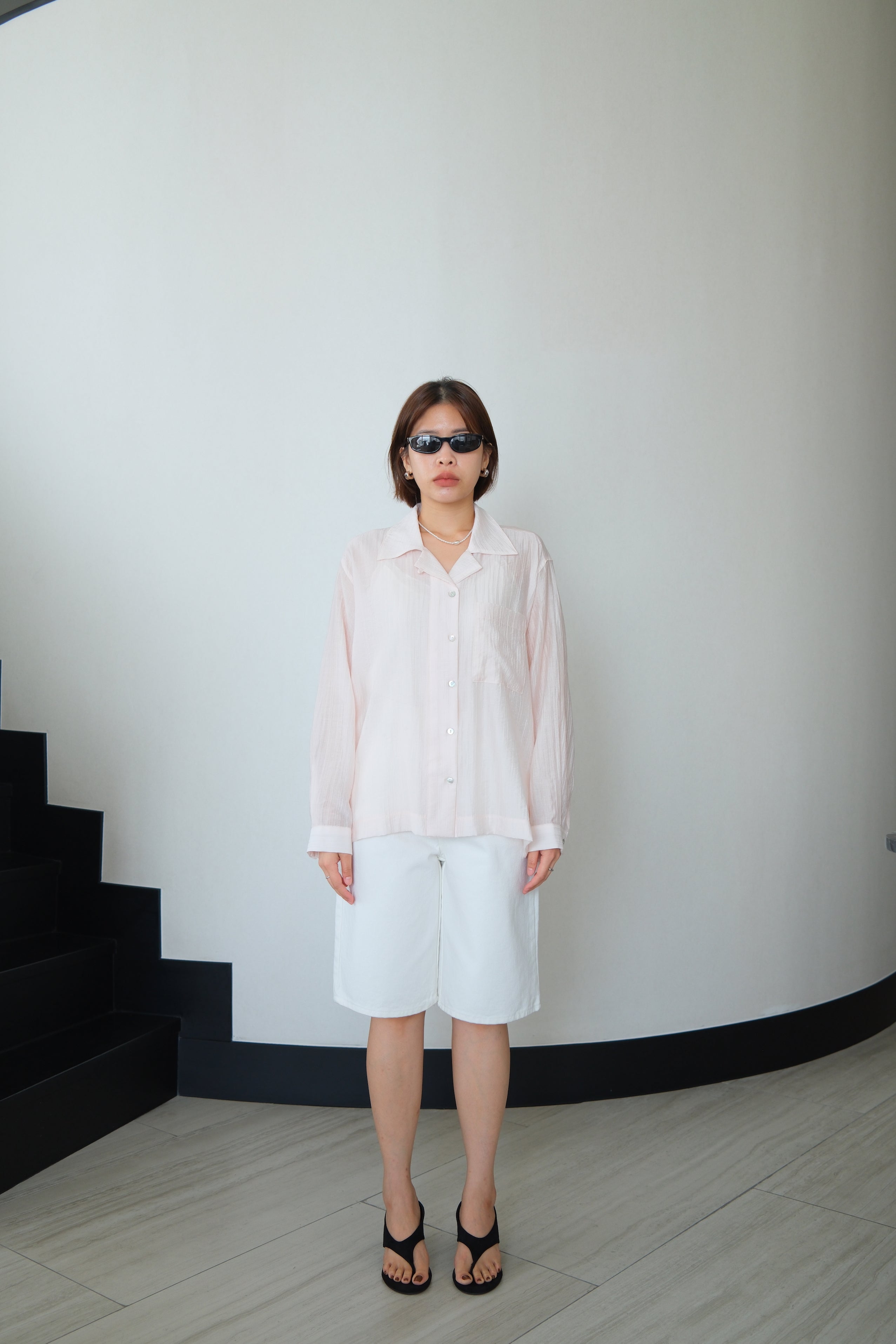 Vivienne Crushed Satin Shirt