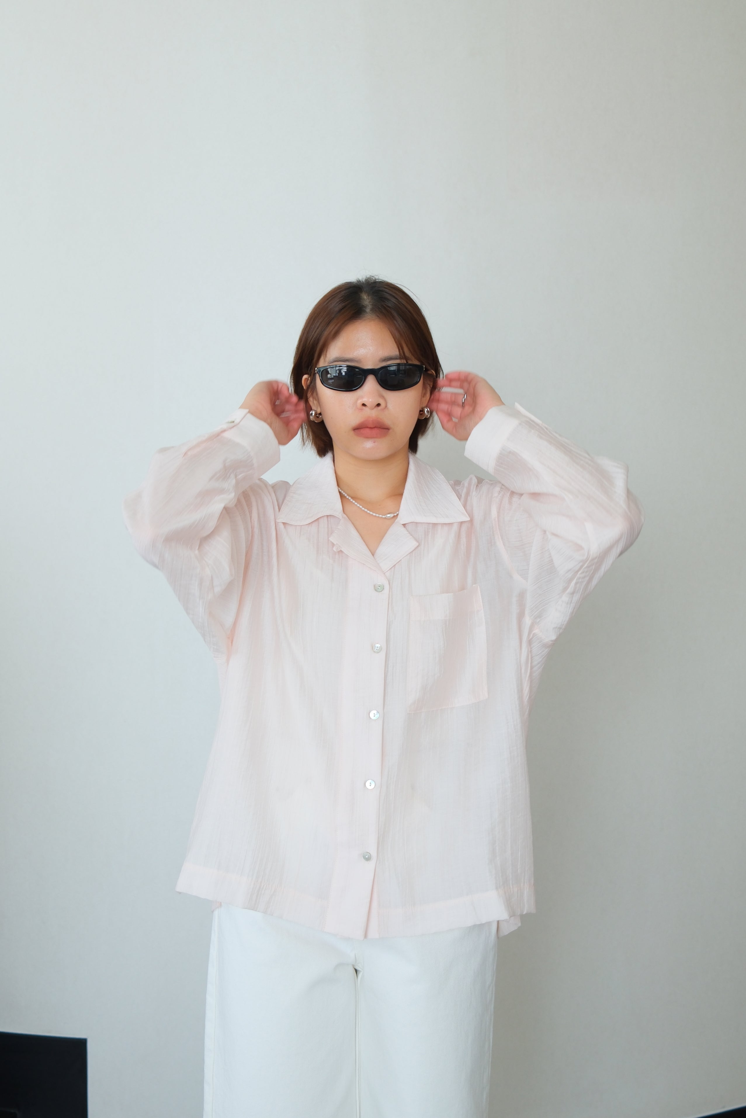 Vivienne Crushed Satin Shirt