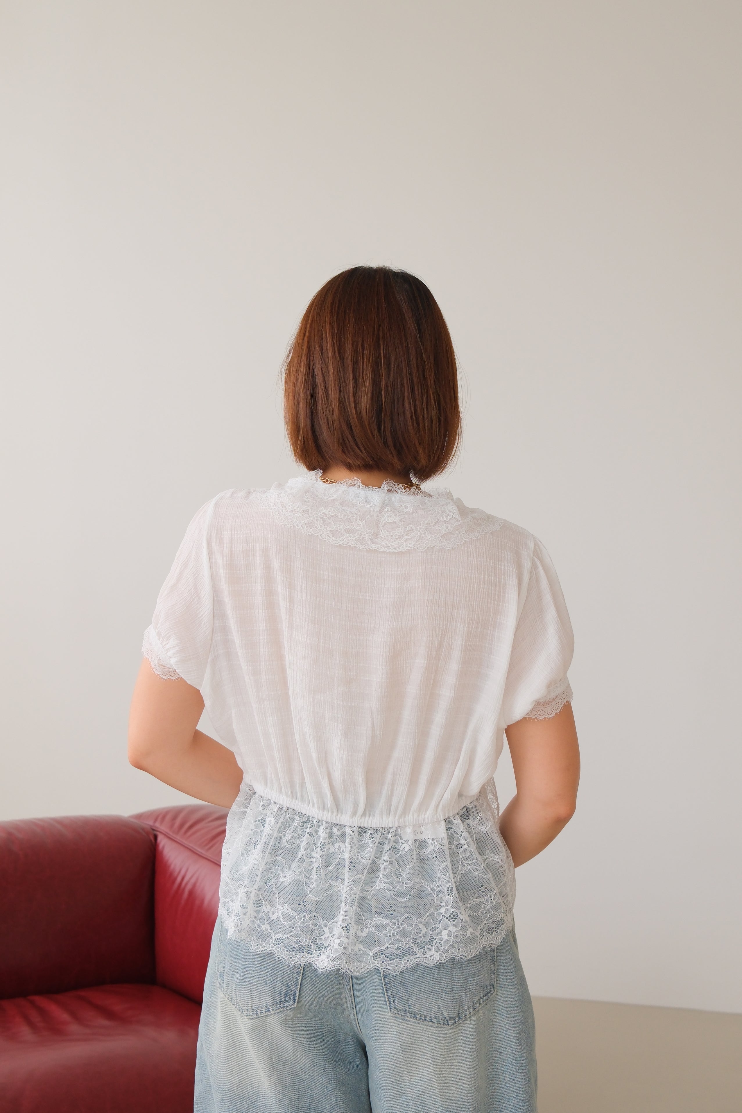 Chloe Lace V-Neck Blouse