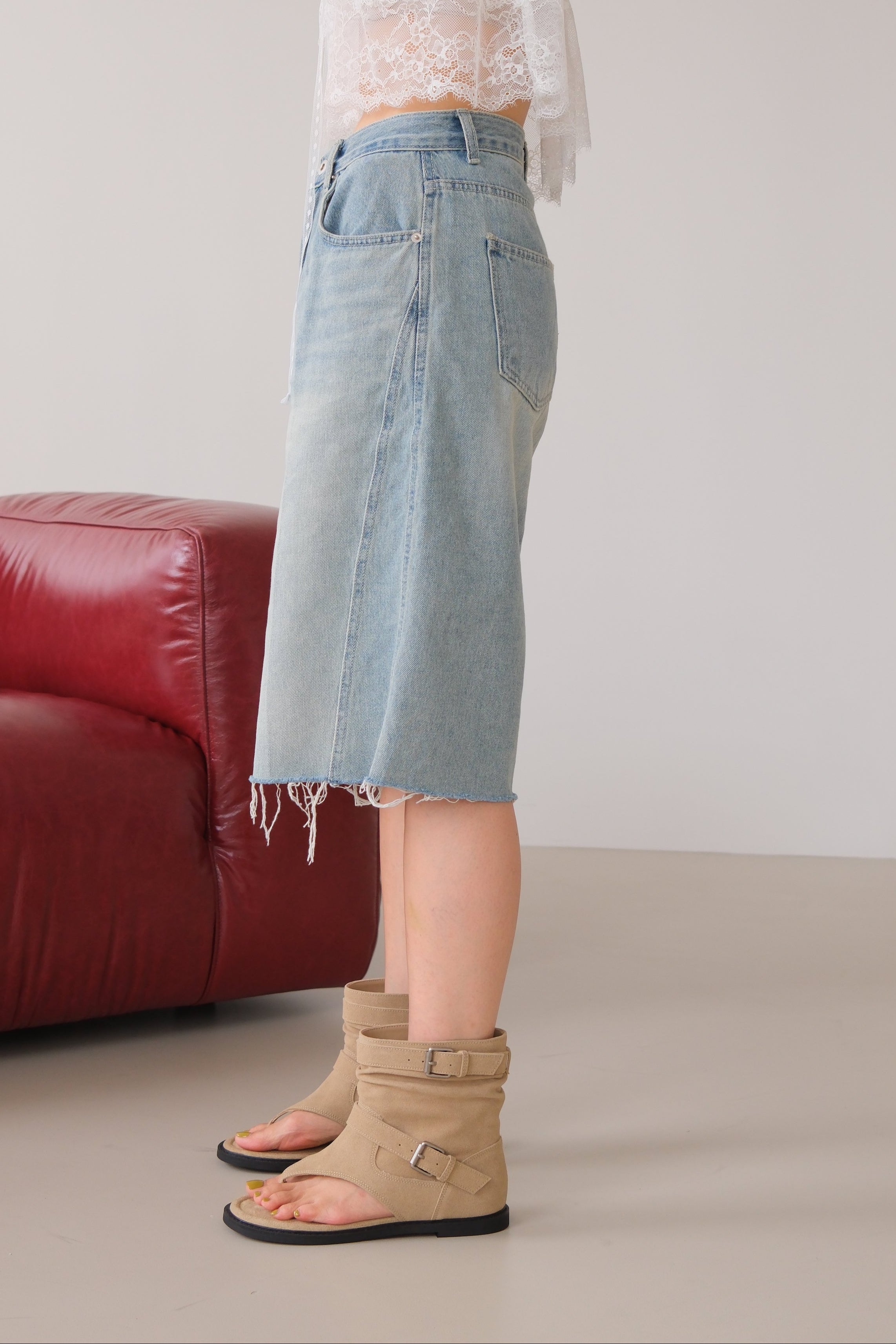 Salty Fringe Jorts