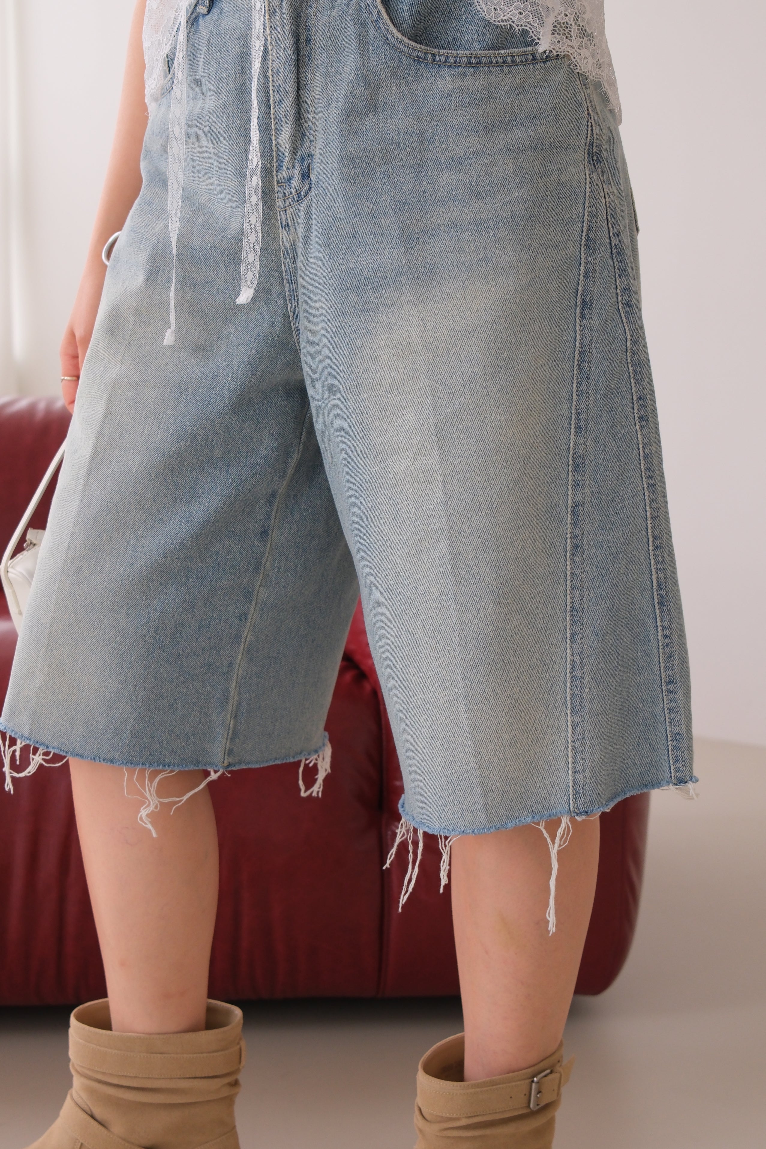 Salty Fringe Jorts